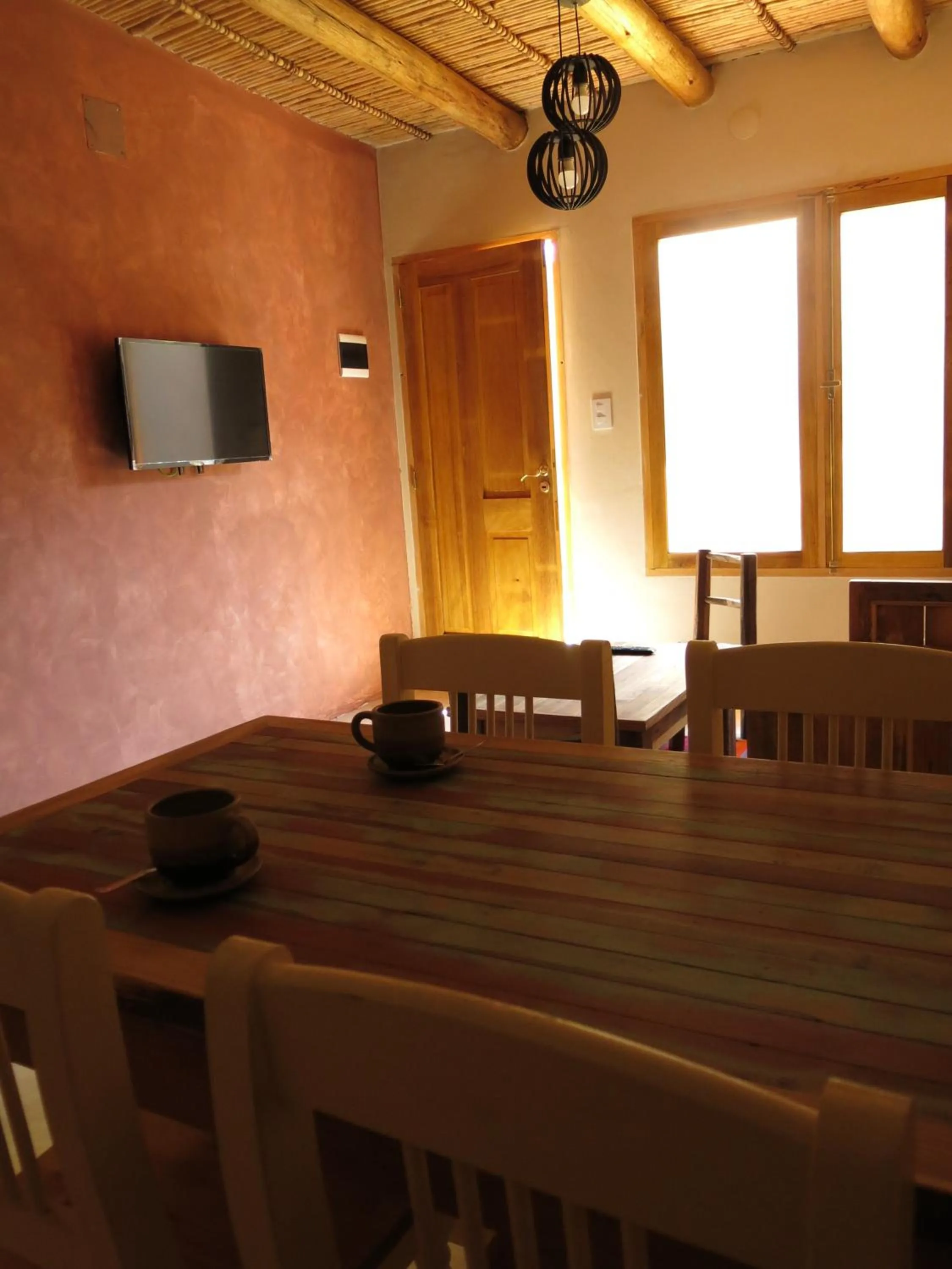 Dining area in Casatilcara Cabañas