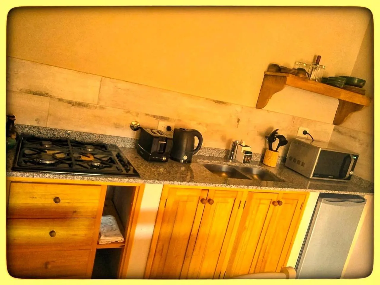 Kitchen or kitchenette in Casatilcara Cabañas