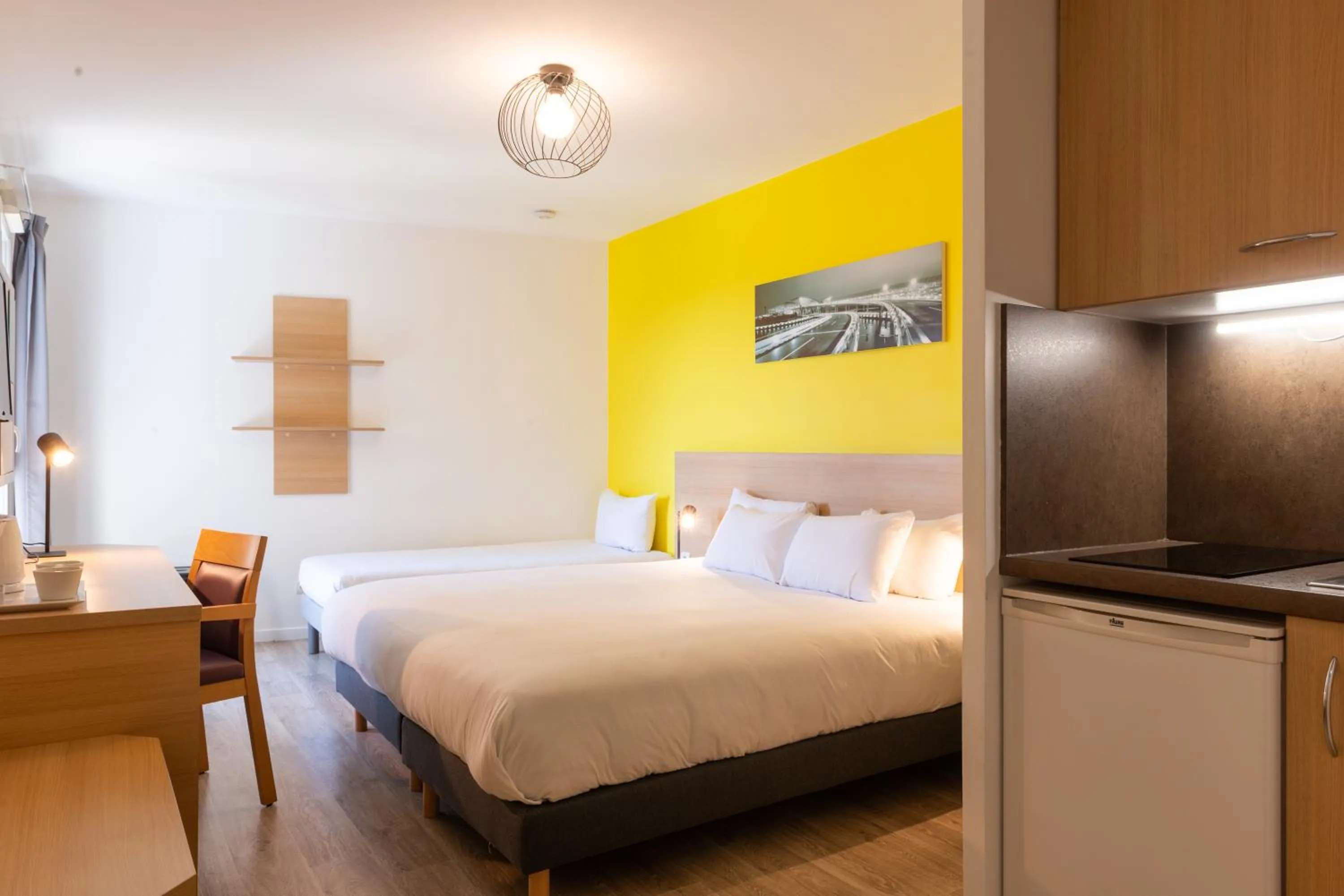 Bed in EastLodge Lyon Est Eurexpo