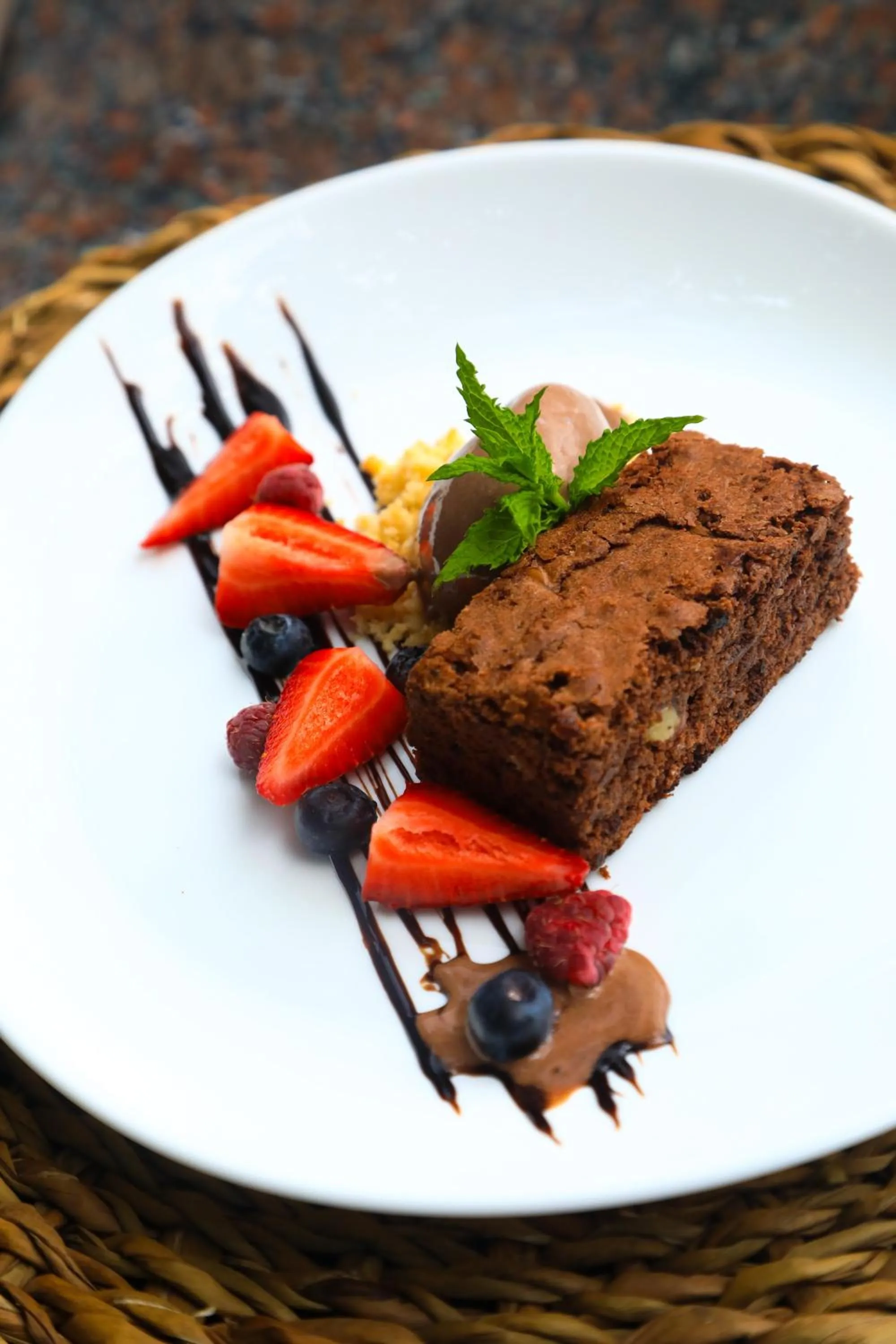 Food in El Carmelo Mountain Lodge