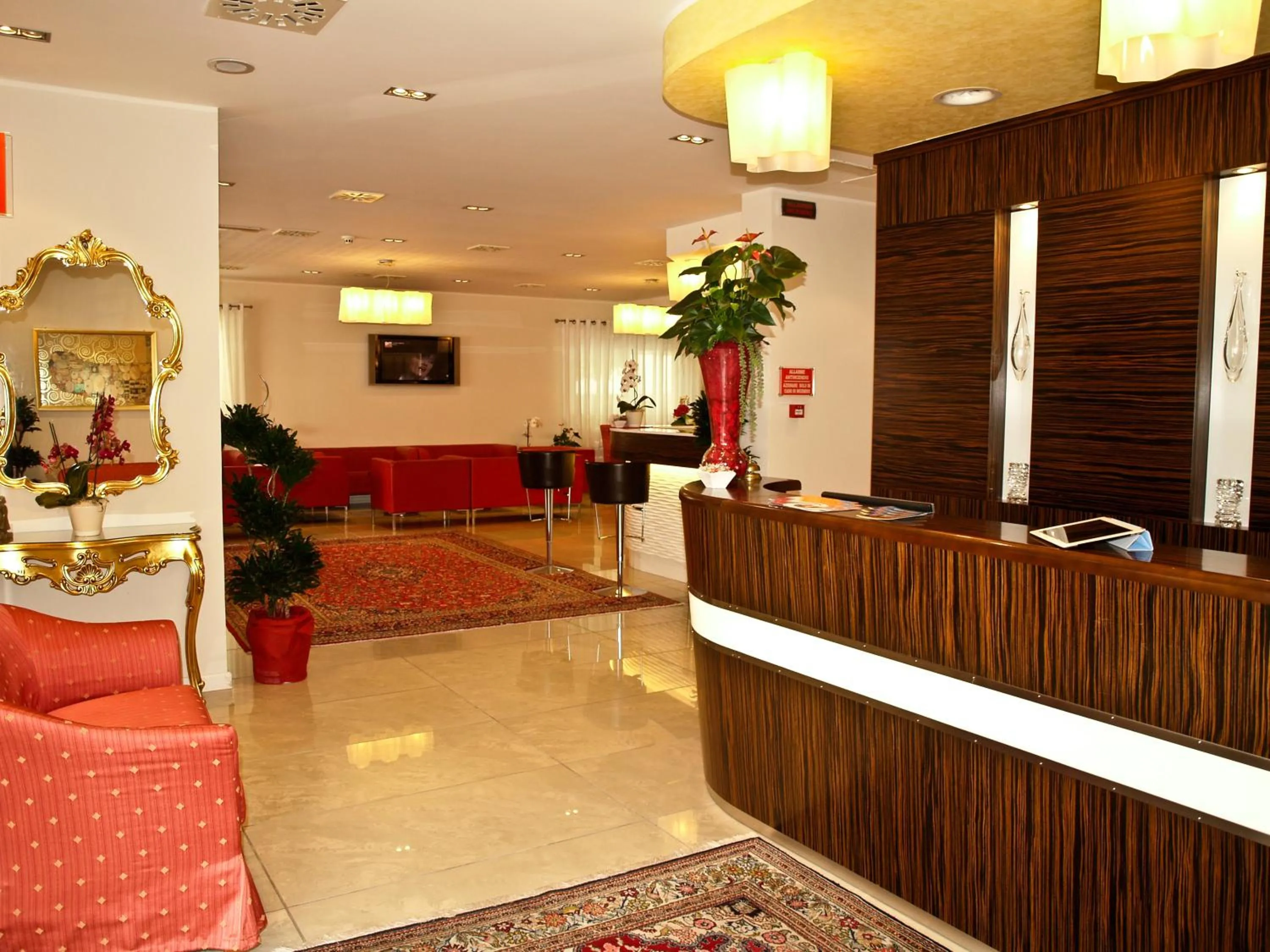 Lobby or reception in Hotel Villa Angelina