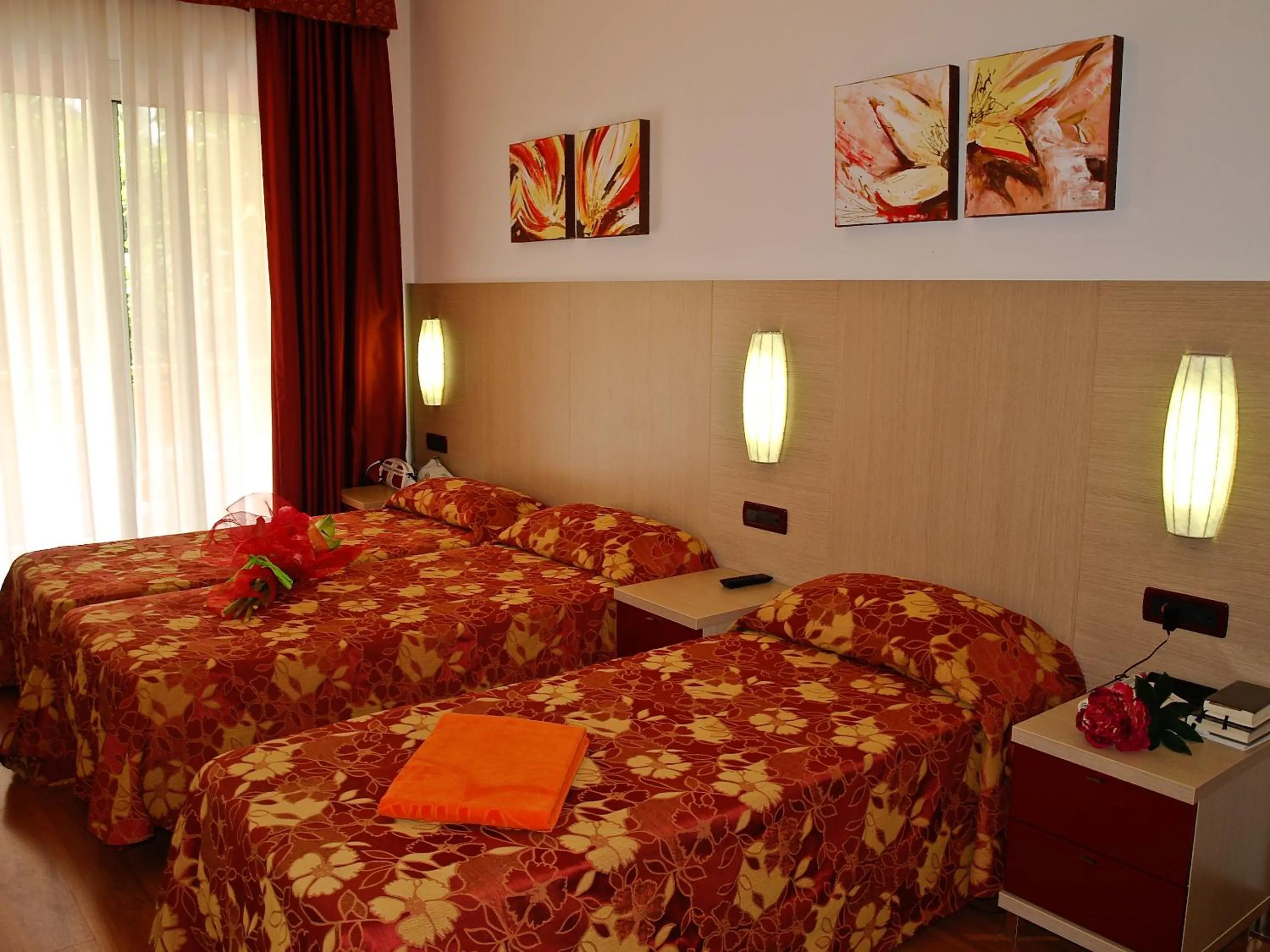 Bed in Hotel Villa Angelina