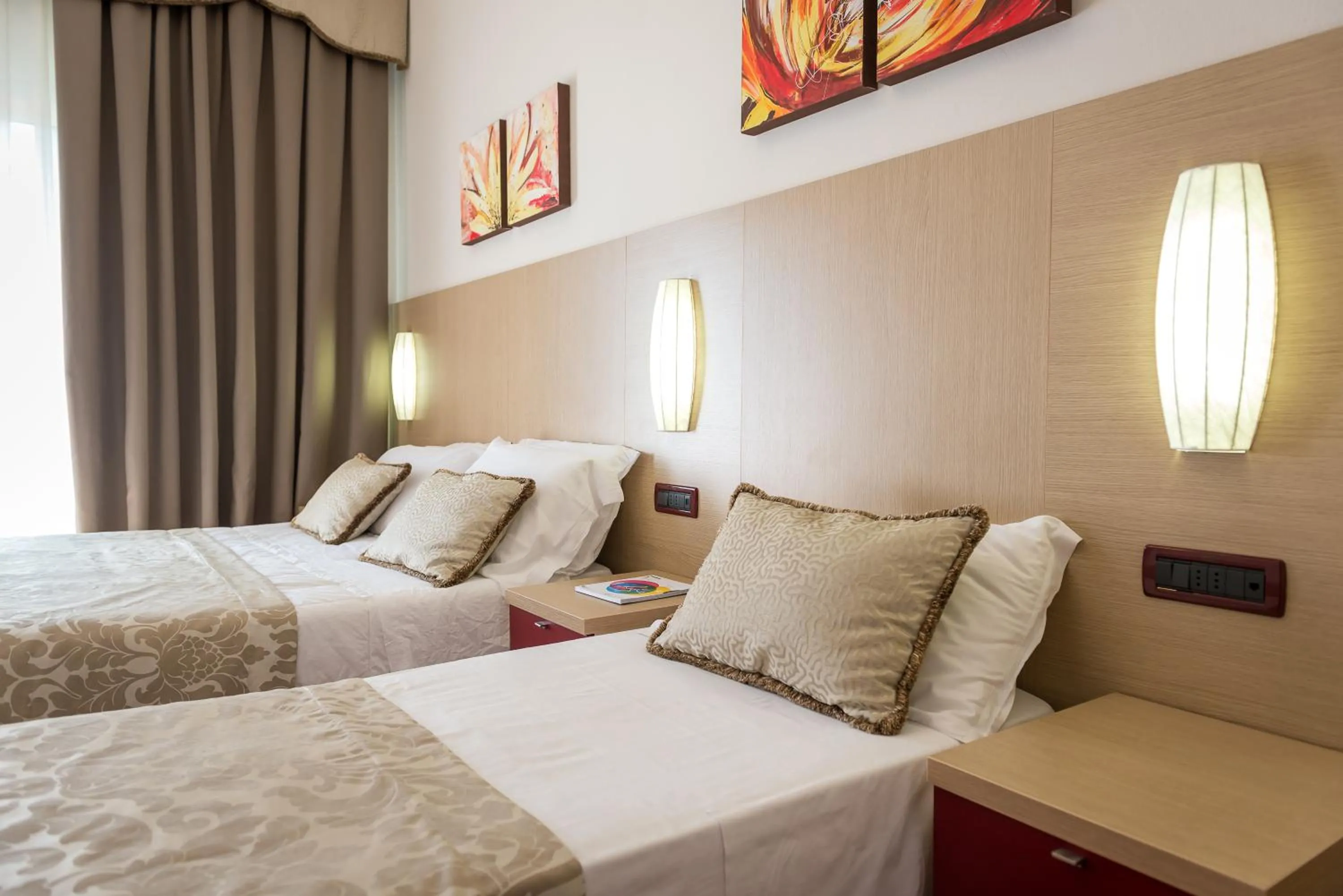 Bed in Hotel Villa Angelina
