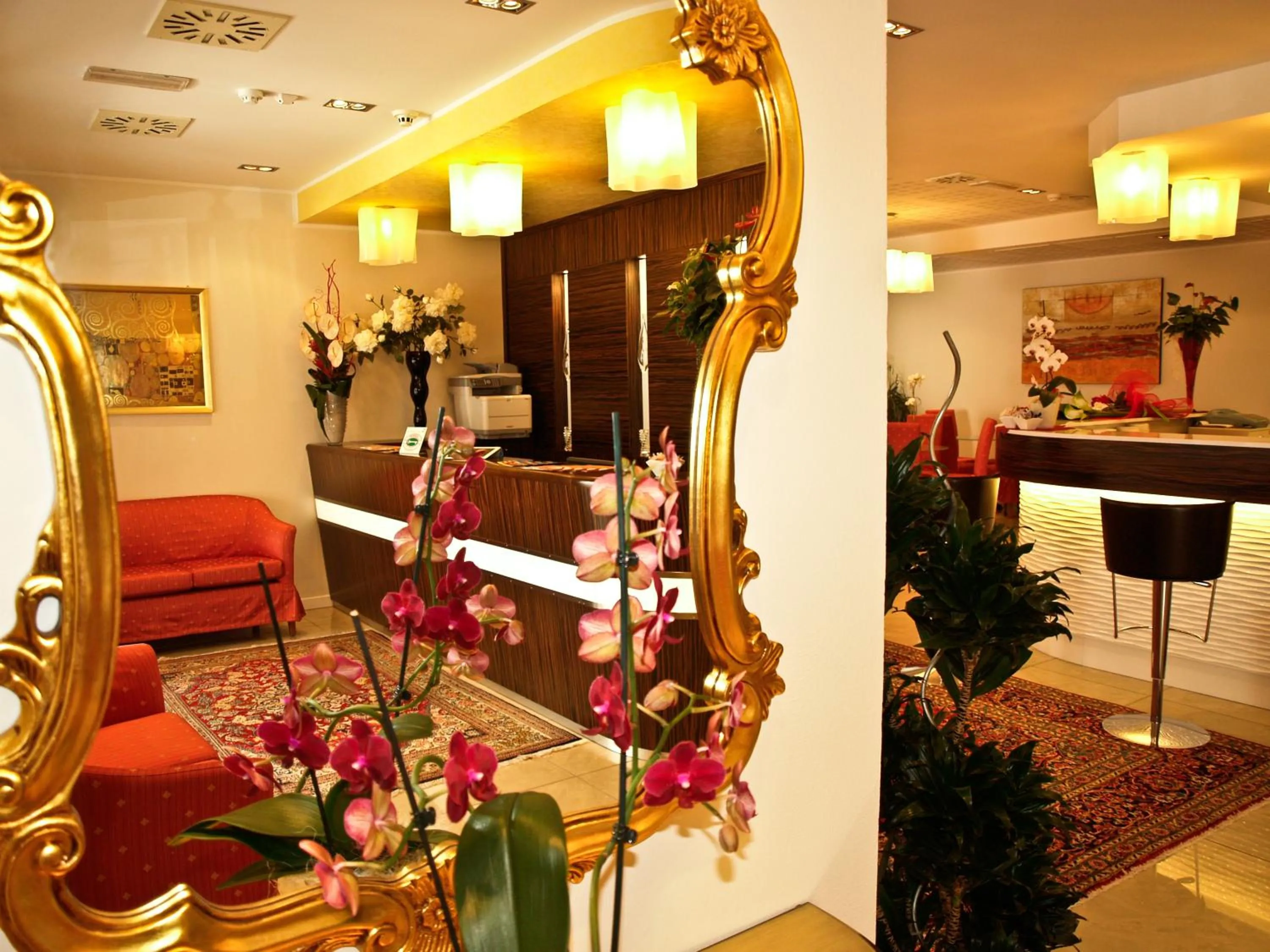 Lobby or reception in Hotel Villa Angelina