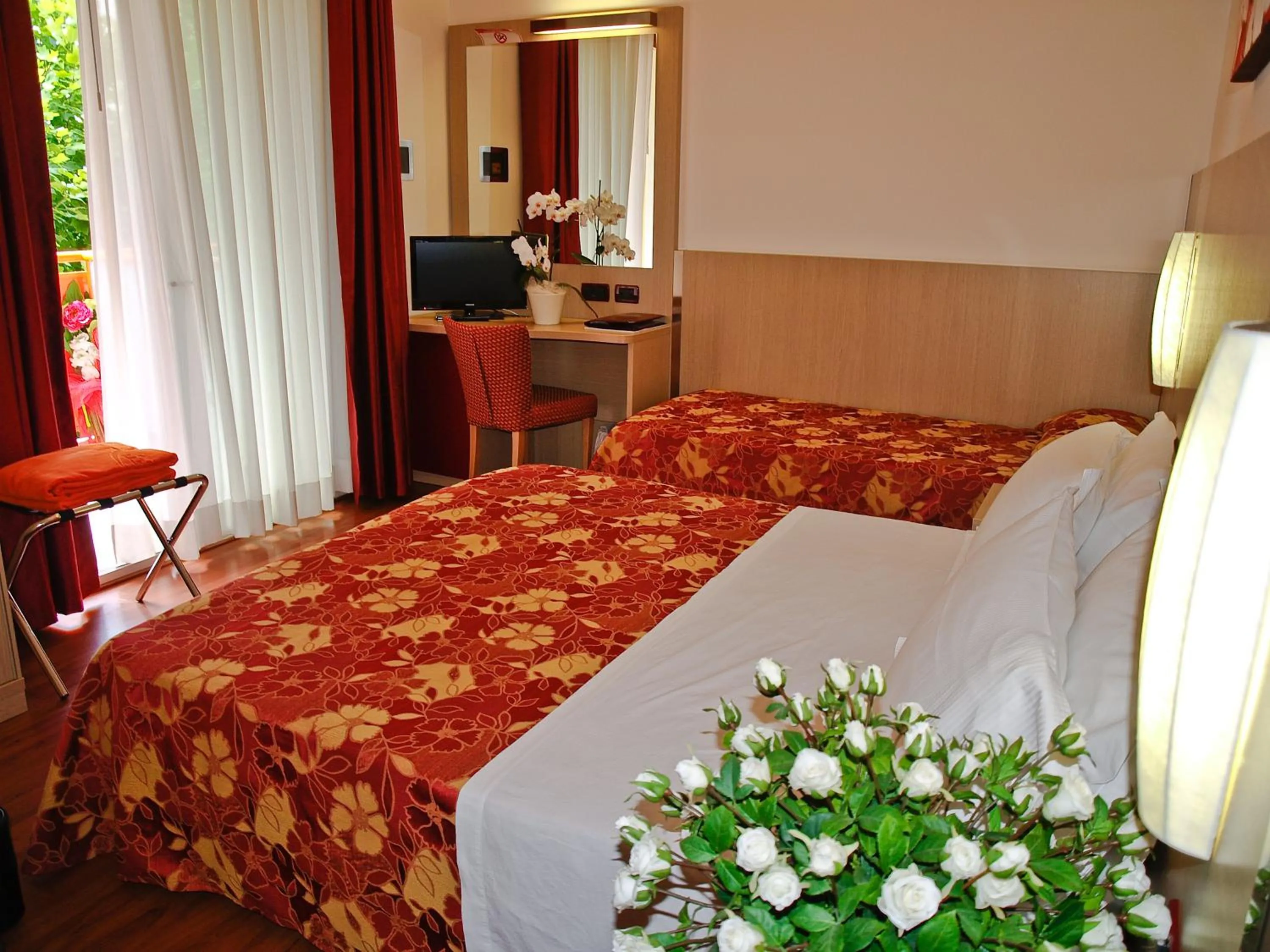 Bed in Hotel Villa Angelina