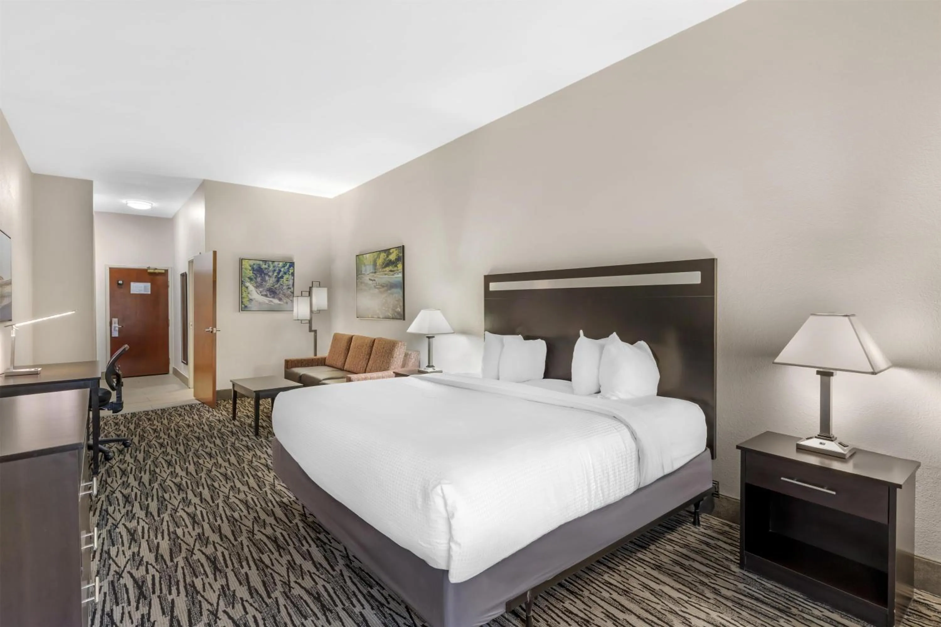 Bedroom, Bed in Best Western Plus McDonough Inn & Suites