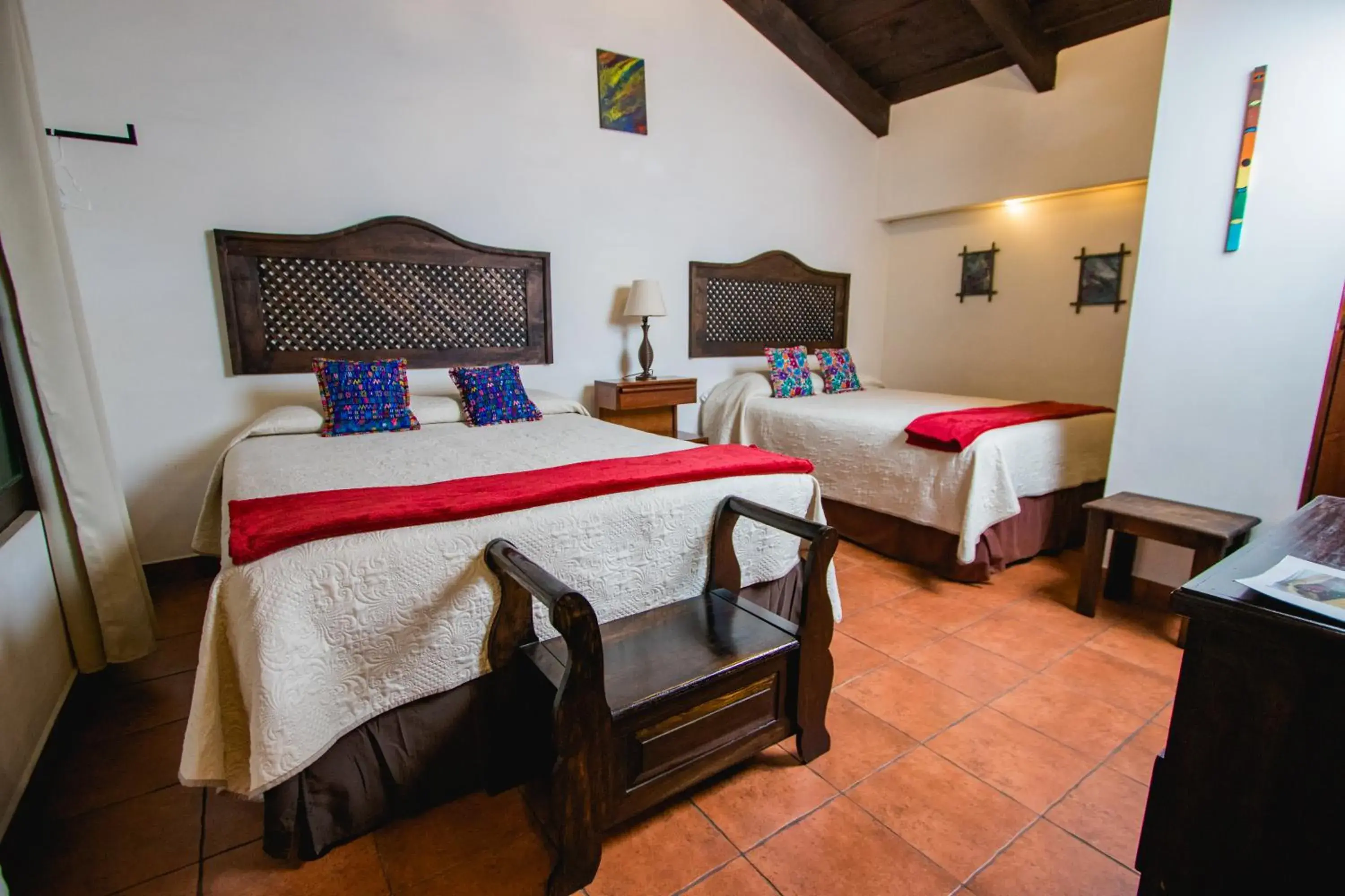 Standard Double Room with Two Double Beds in Hotel la Galería Standard Double Room with Two Double Beds in Hotel la Galería