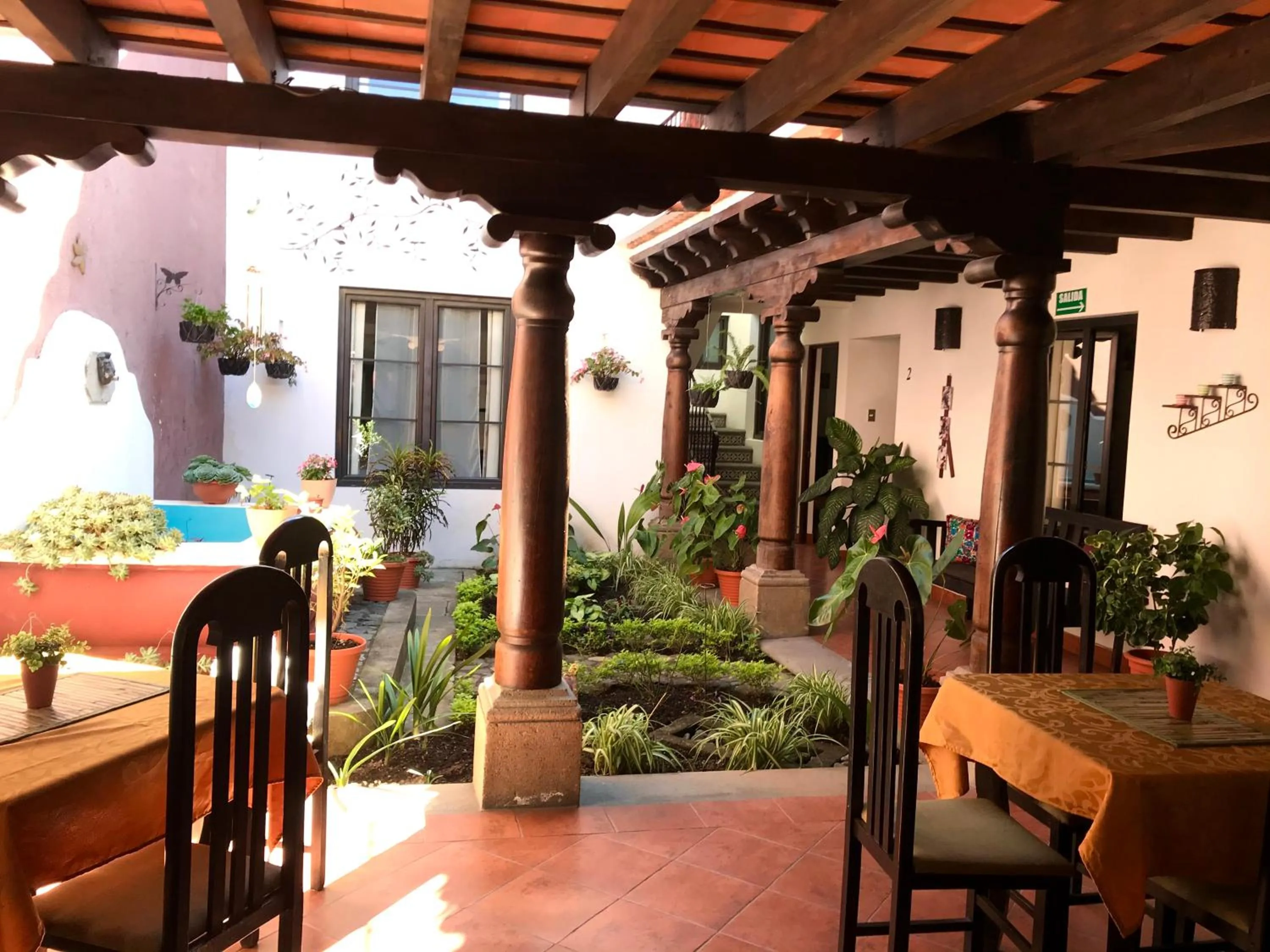 Patio in Hotel la Galería