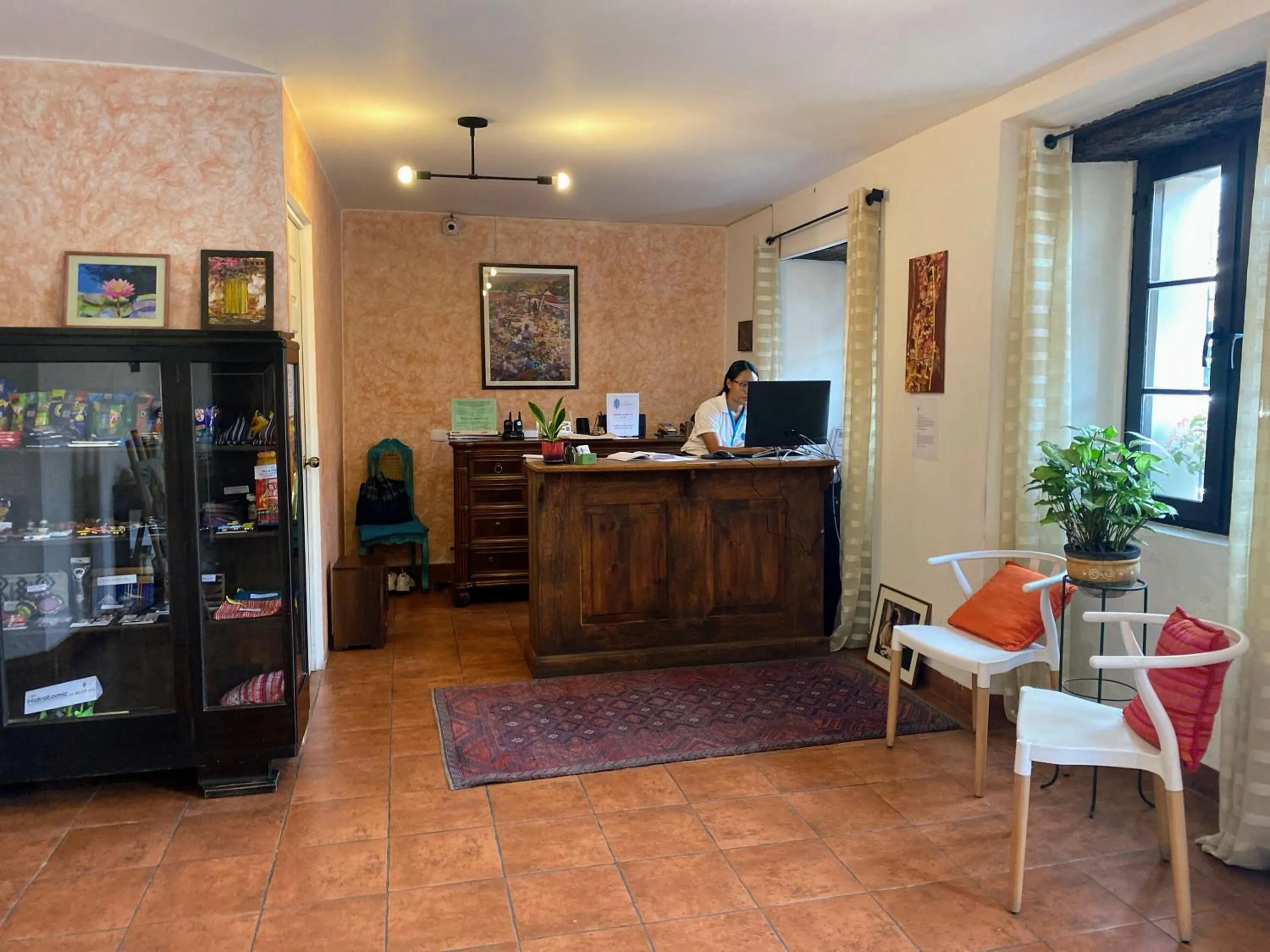 Lobby or reception in Hotel la Galería