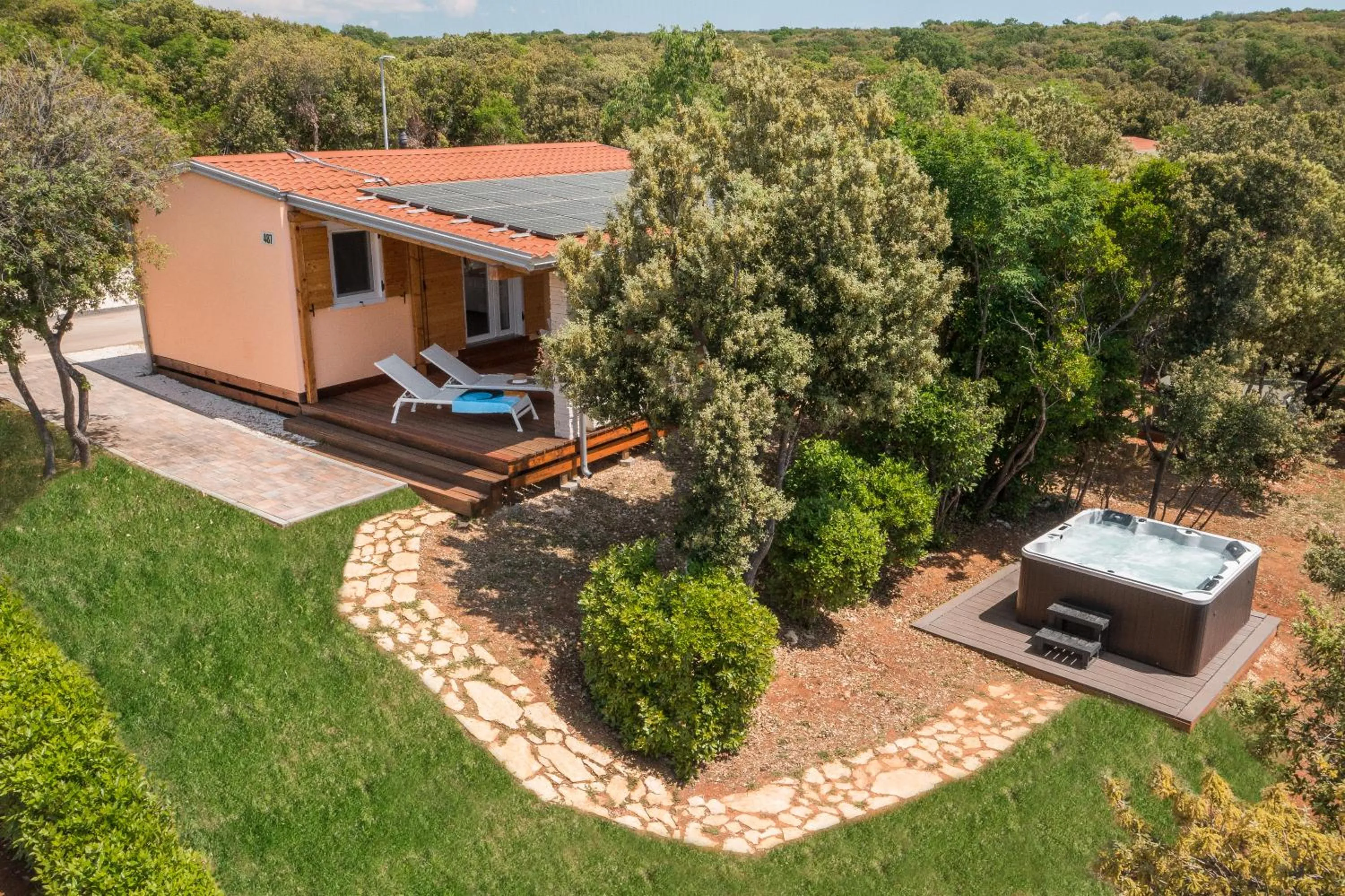 Patio in Camping Homes Mon Perin