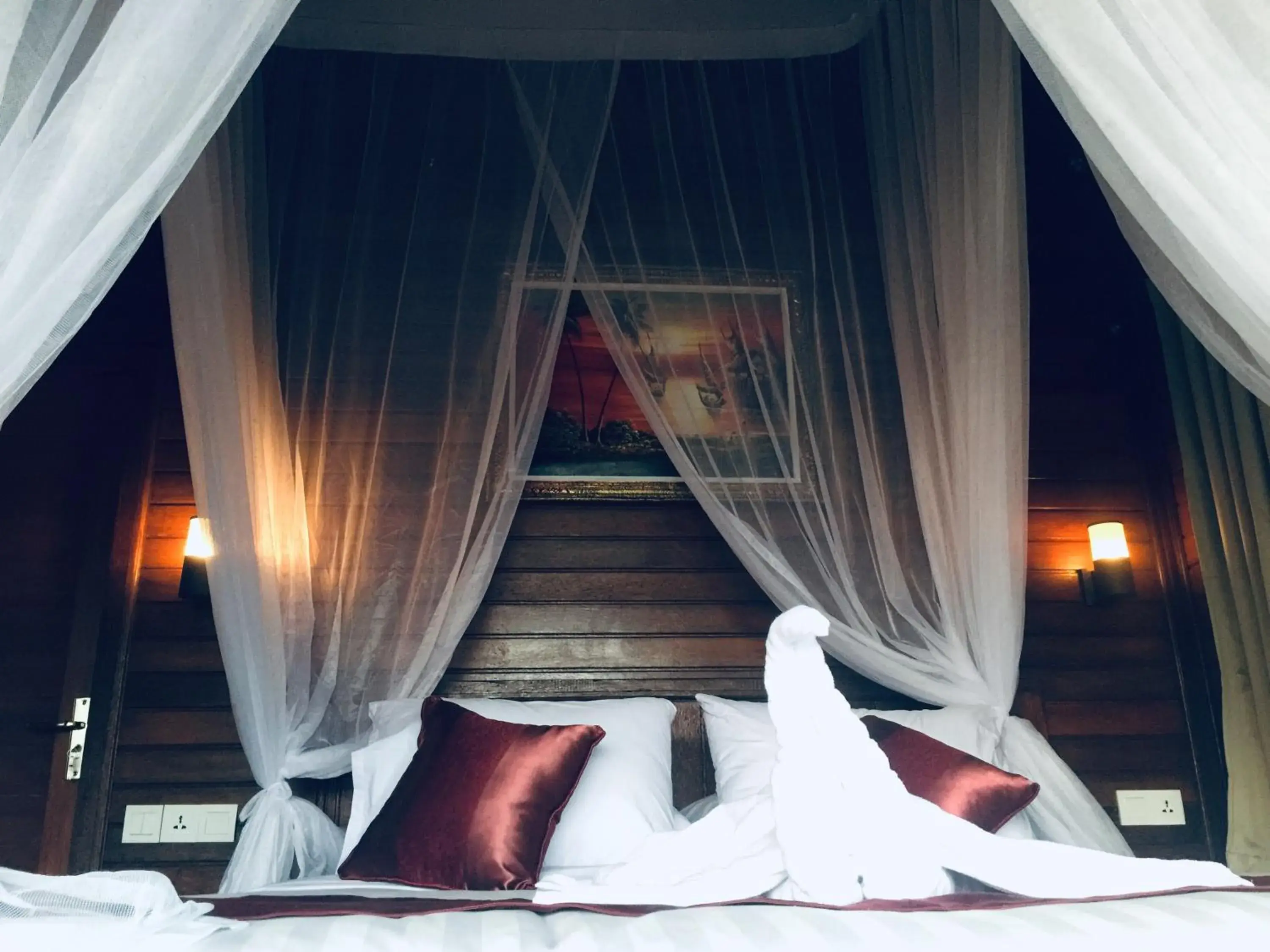Deluxe Double Room with Sea View in Sunday Huts Lembongan Deluxe Double Room with Sea View in Sunday Huts Lembongan