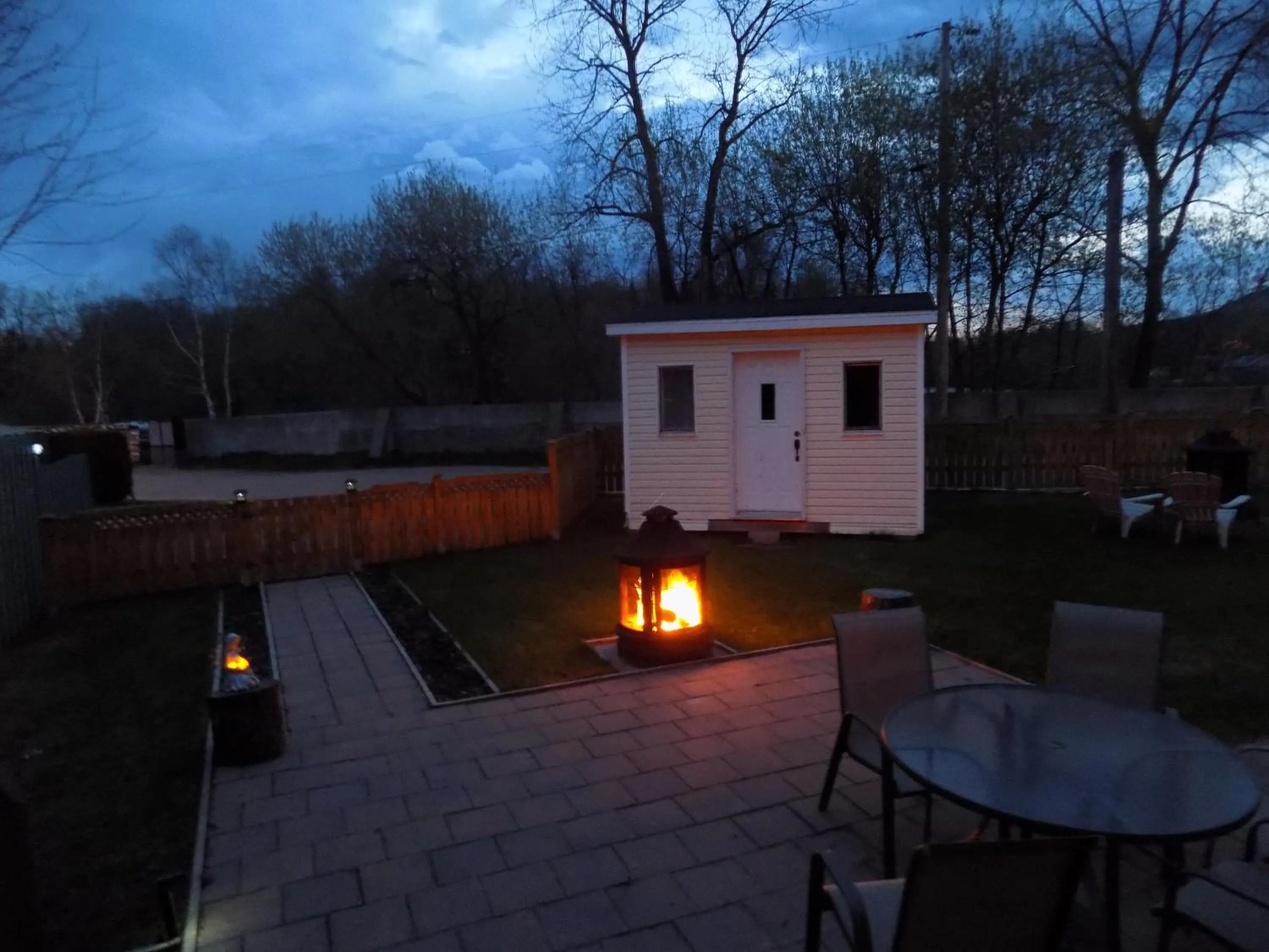 Patio in Gîte Esprit Follet
