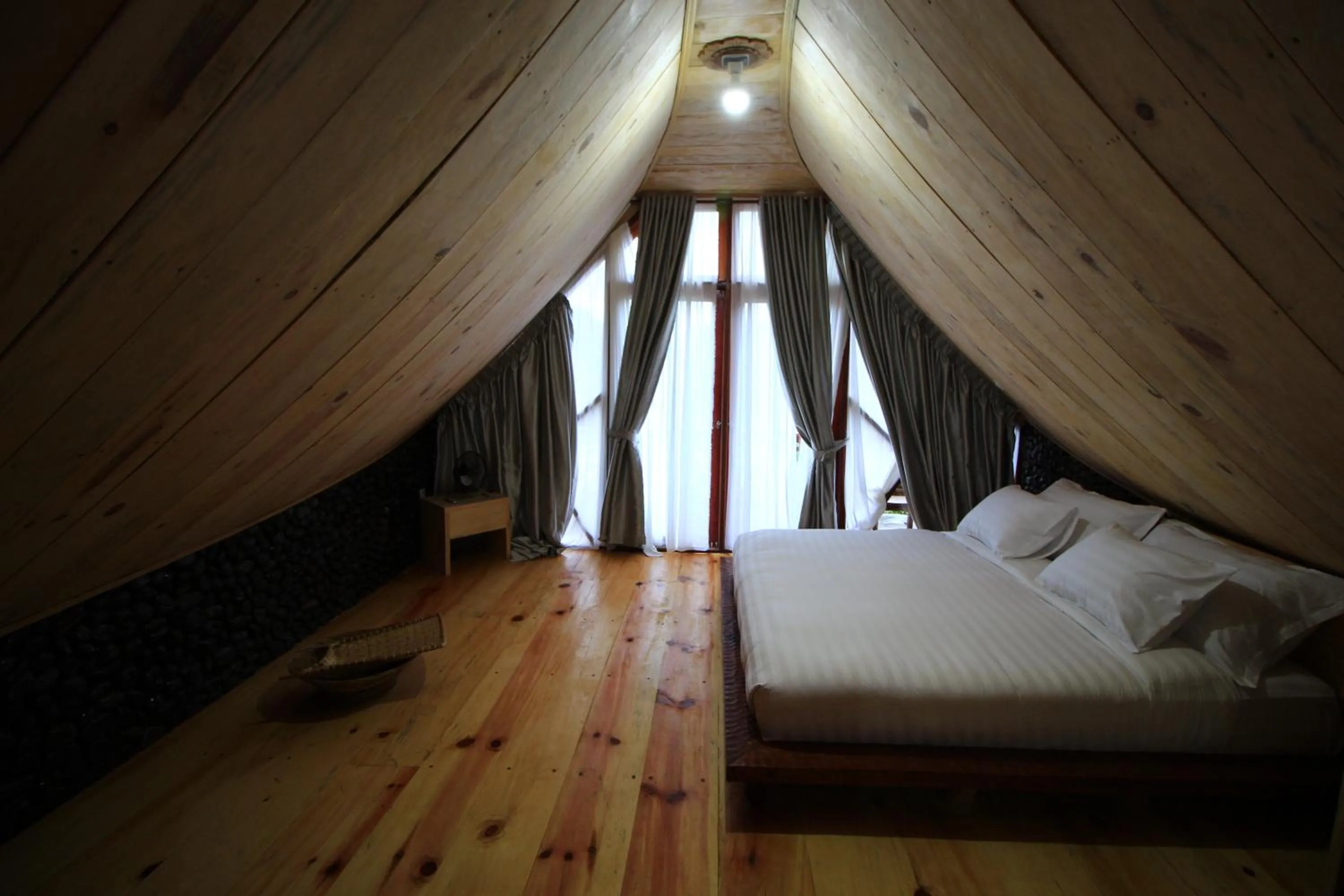 Bed in Padi Ecolodge