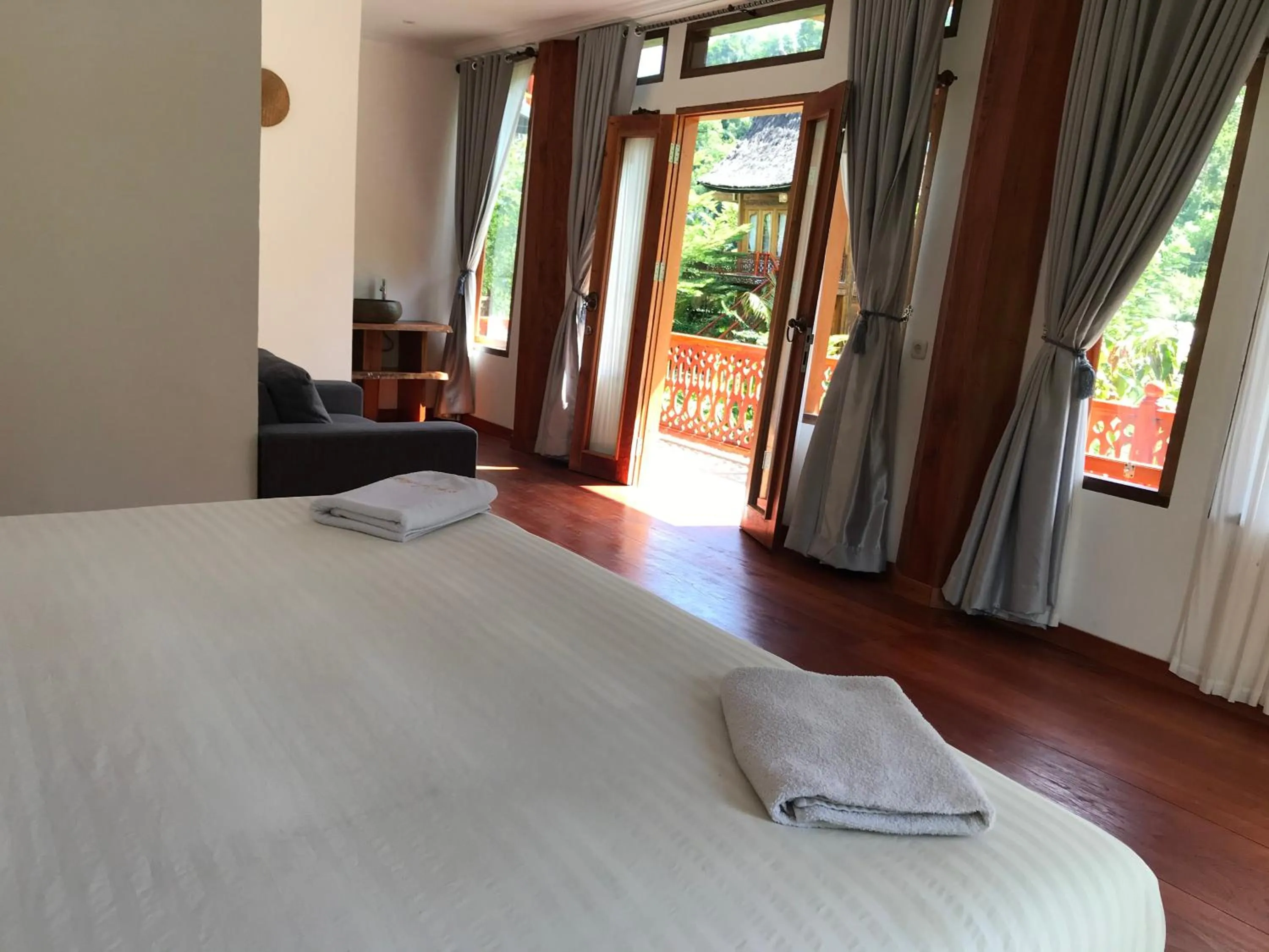 Bed in Padi Ecolodge