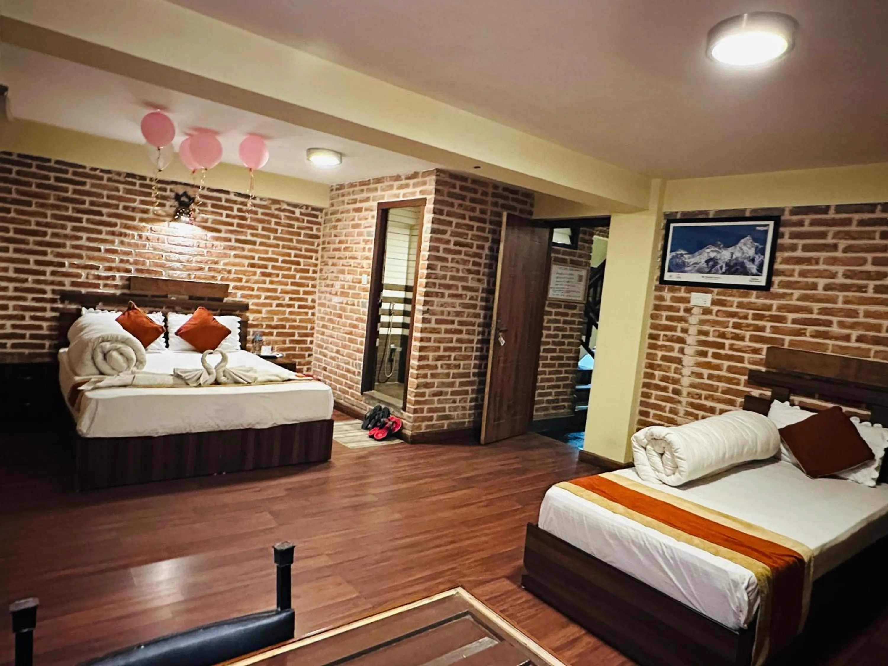 Photo of the whole room, Bed in HOTEL LAYAKU DURBAR