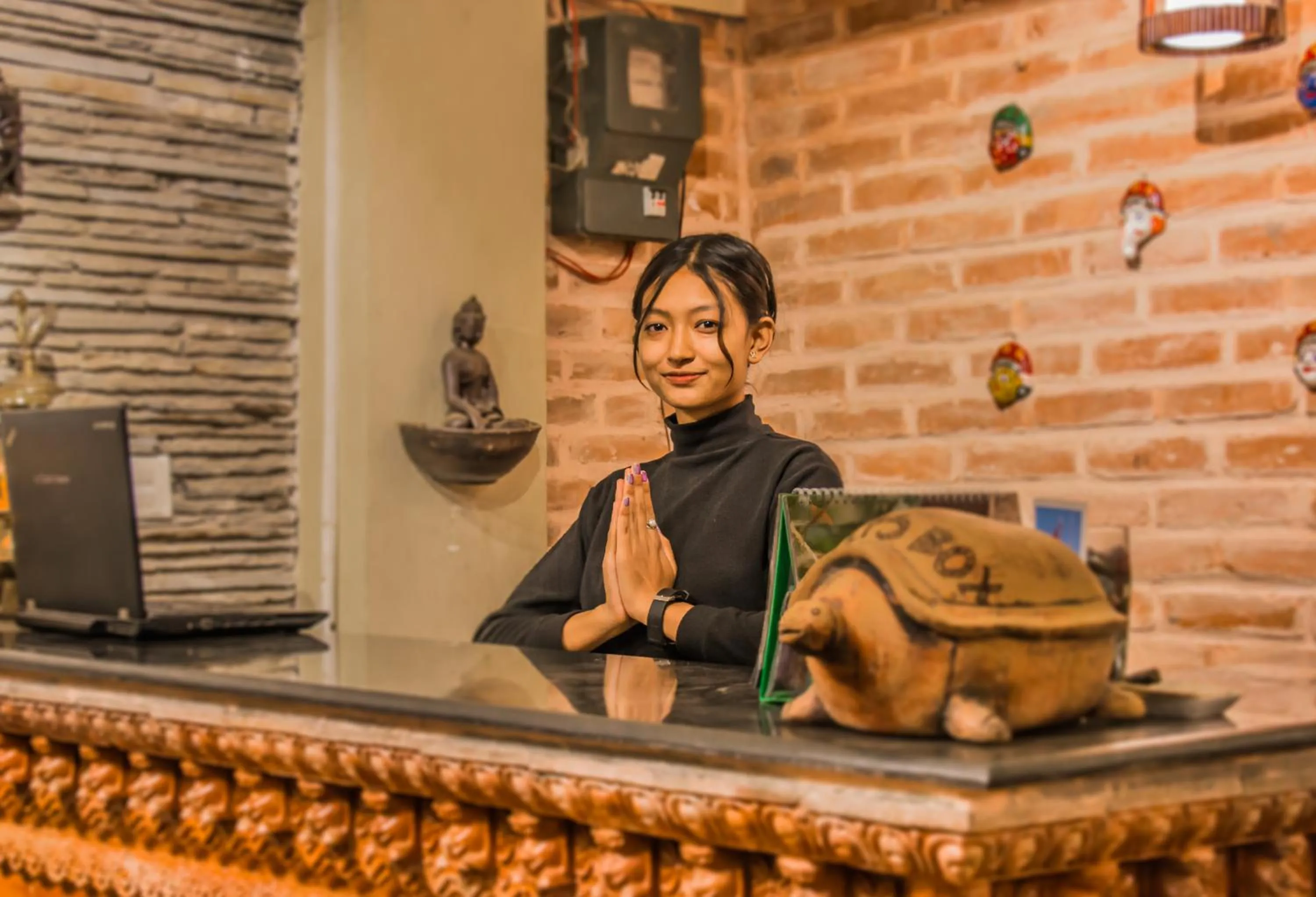 Lobby or reception in HOTEL LAYAKU DURBAR