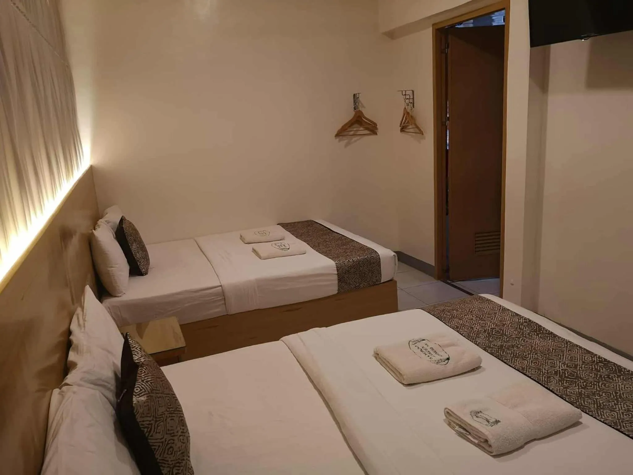 Bed in Bamboo Garden Bussiness Inn