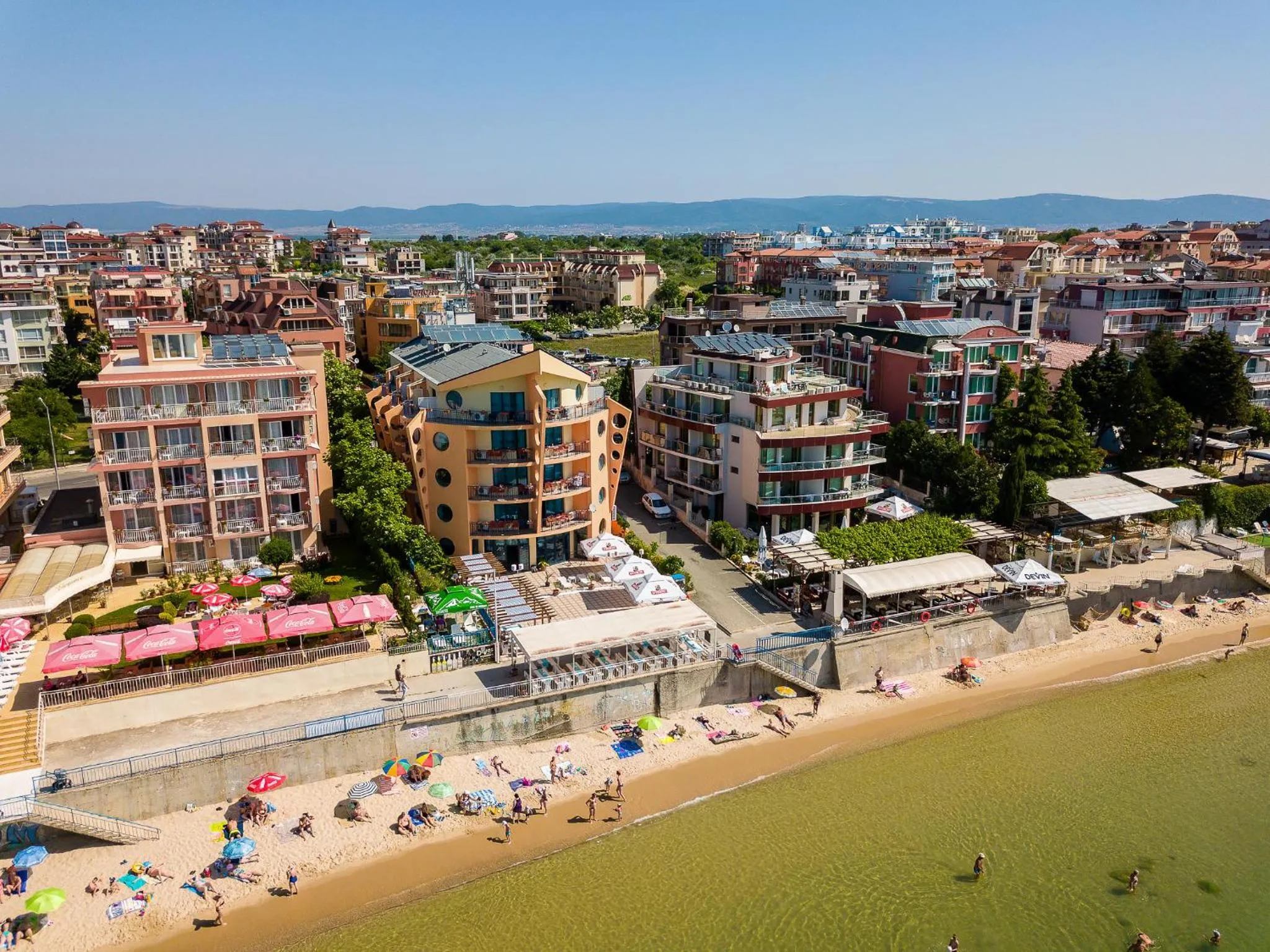 Bird's eye view in Hotel Evridika