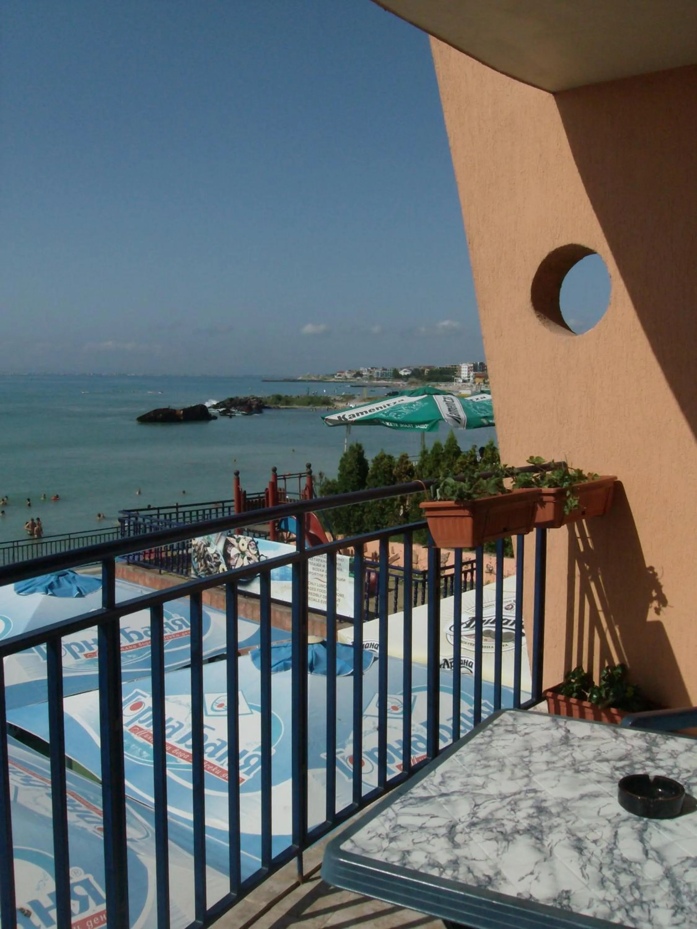 Bird's eye view in Hotel Evridika