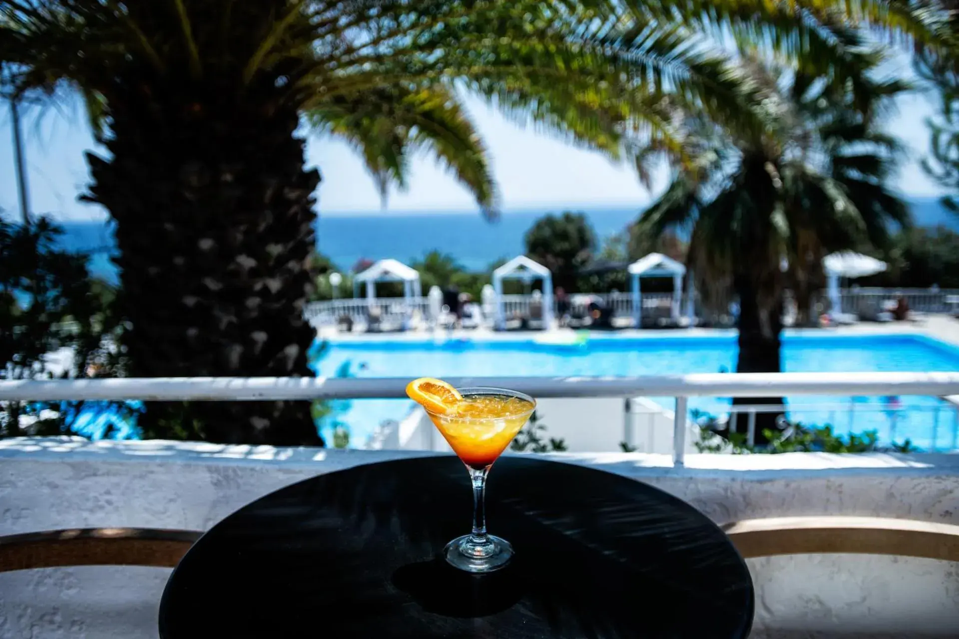 Pool view in Bianco Olympico Beach Resort-All Inclusive Pool view in Bianco Olympico Beach Resort-All Inclusive