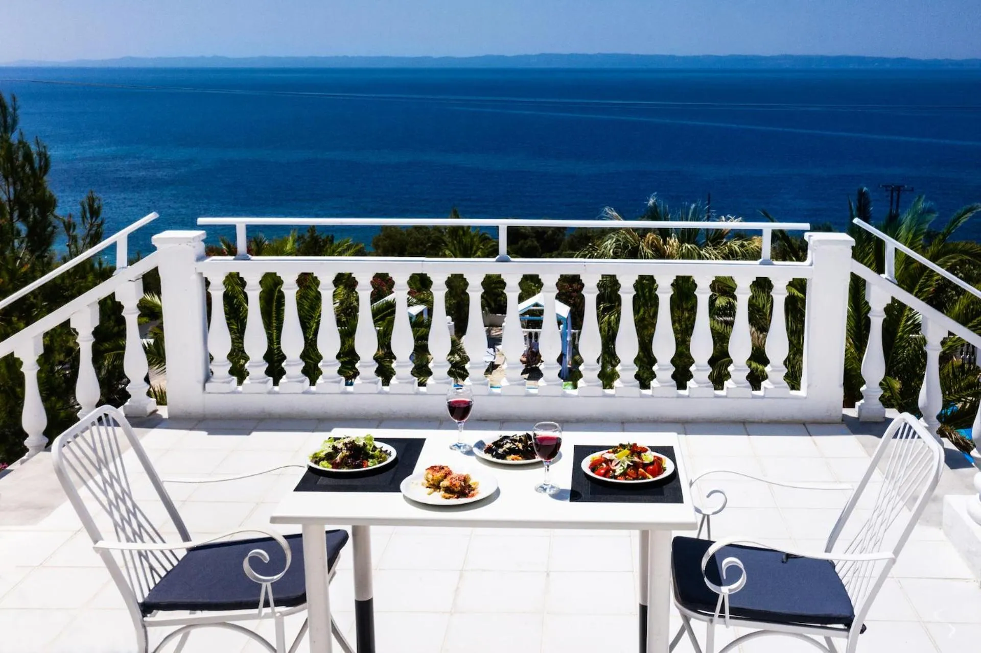Balcony/Terrace in Bianco Olympico Beach Resort-All Inclusive
