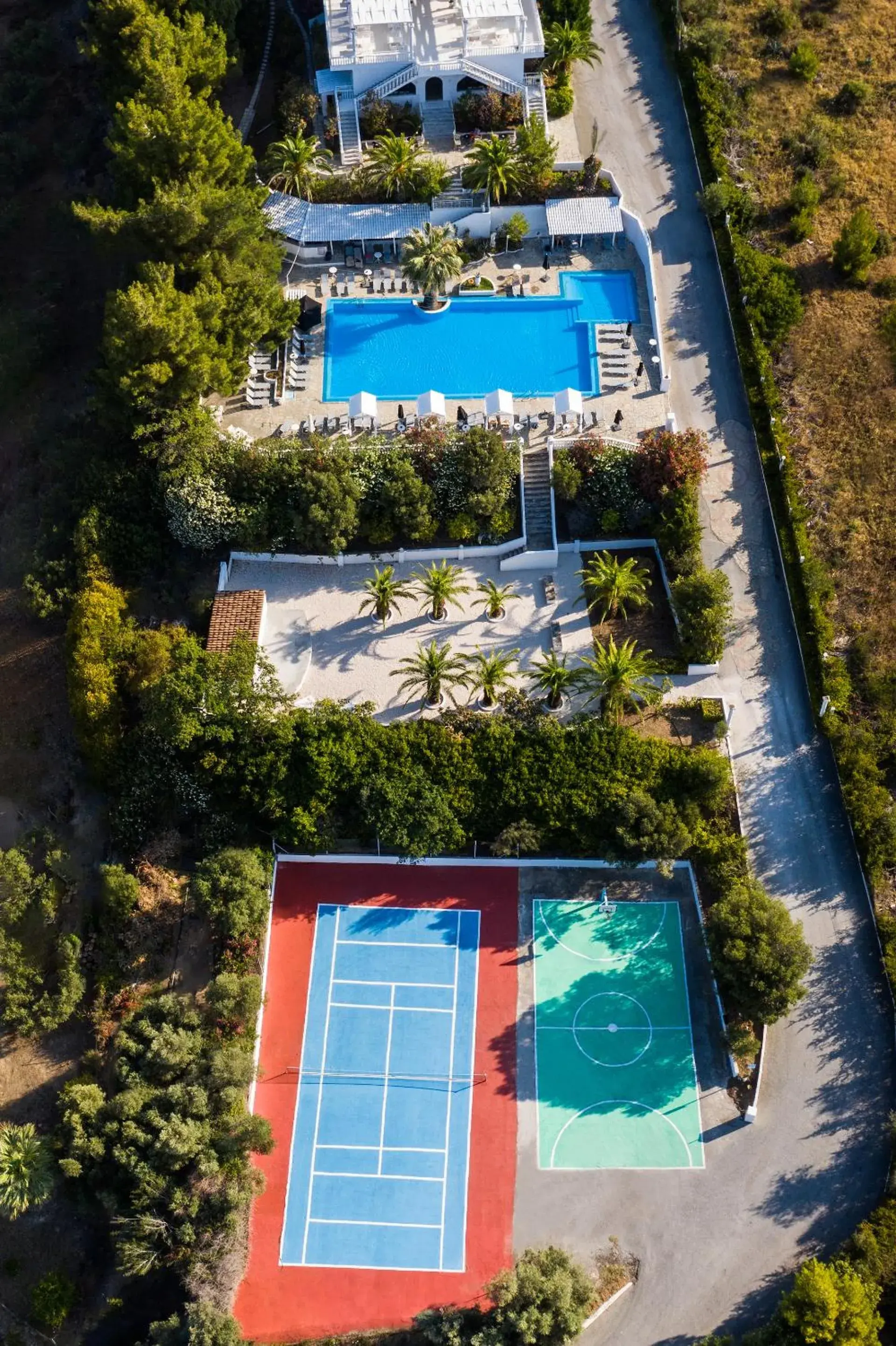 Bird's eye view in Bianco Olympico Beach Resort-All Inclusive Bird's eye view in Bianco Olympico Beach Resort-All Inclusive