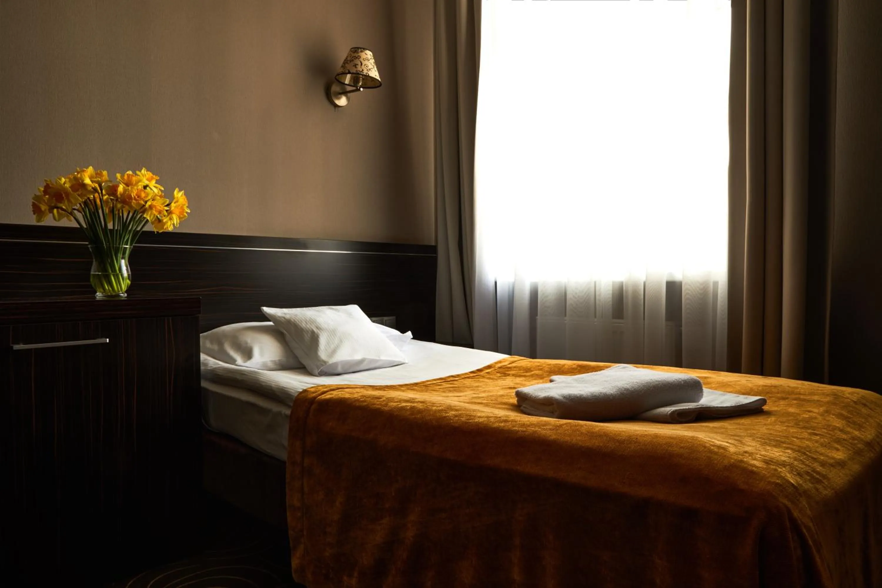 Bed in Hotel Racibor