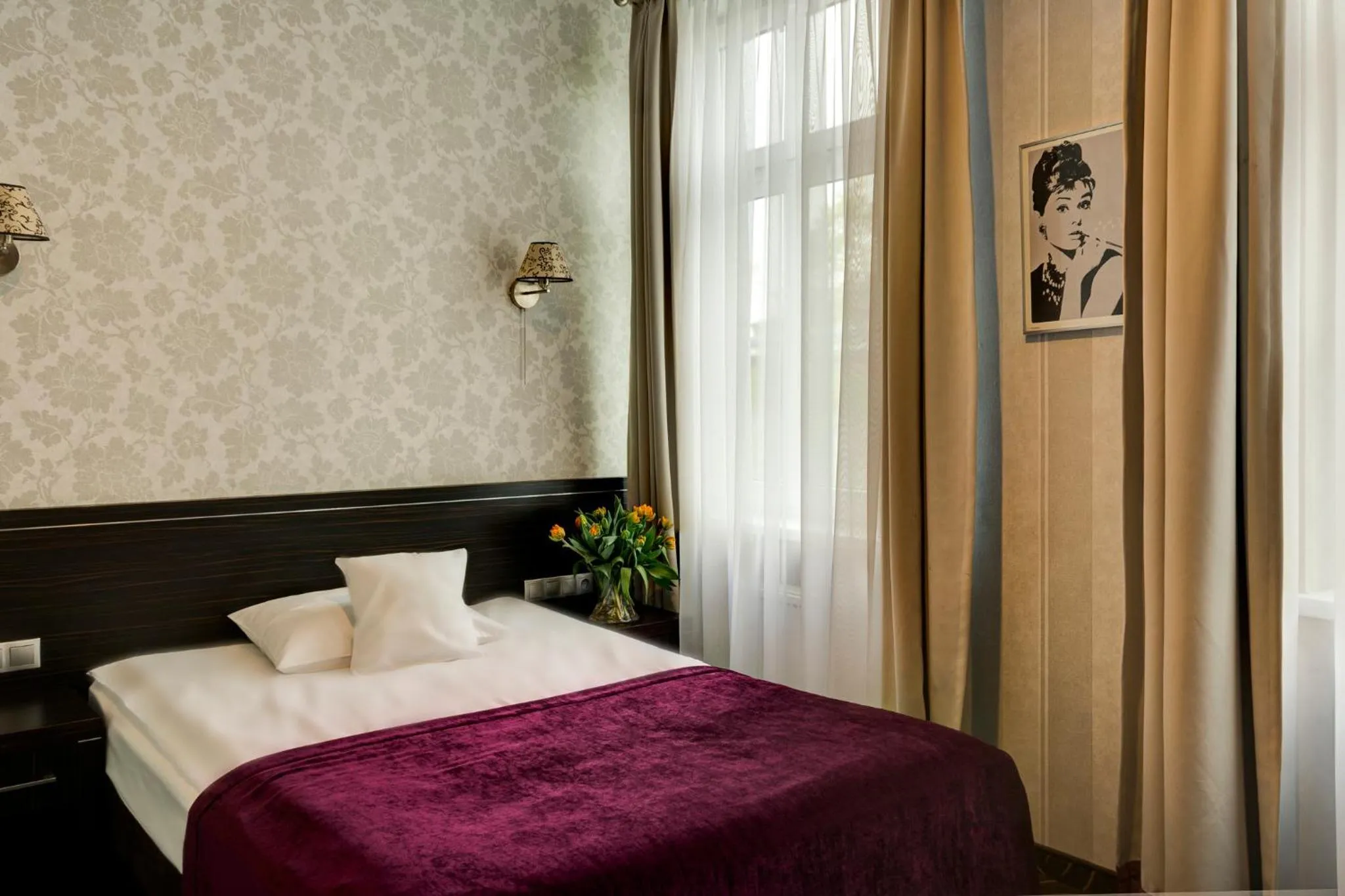 Bed in Hotel Racibor