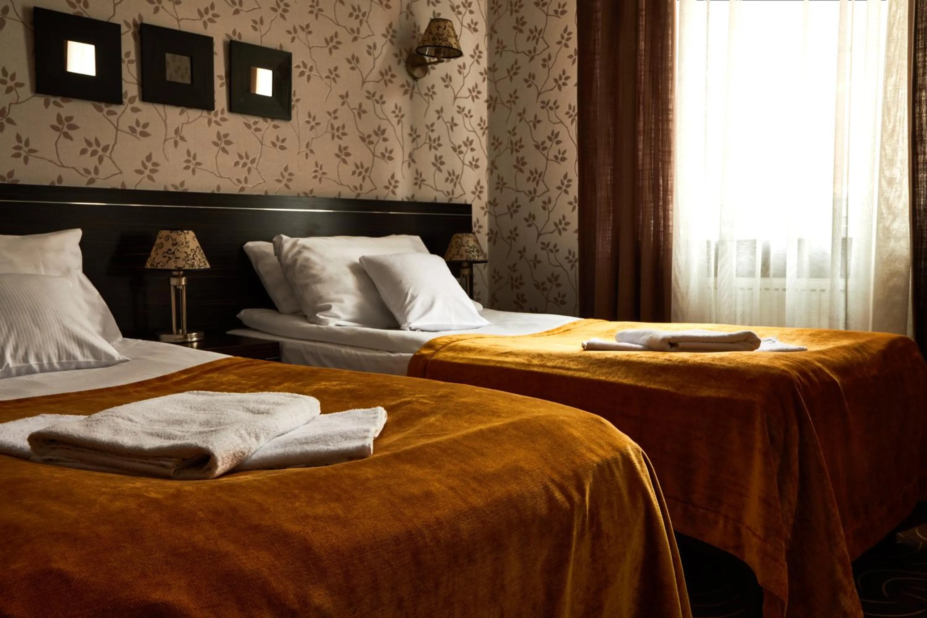 Bed in Hotel Racibor