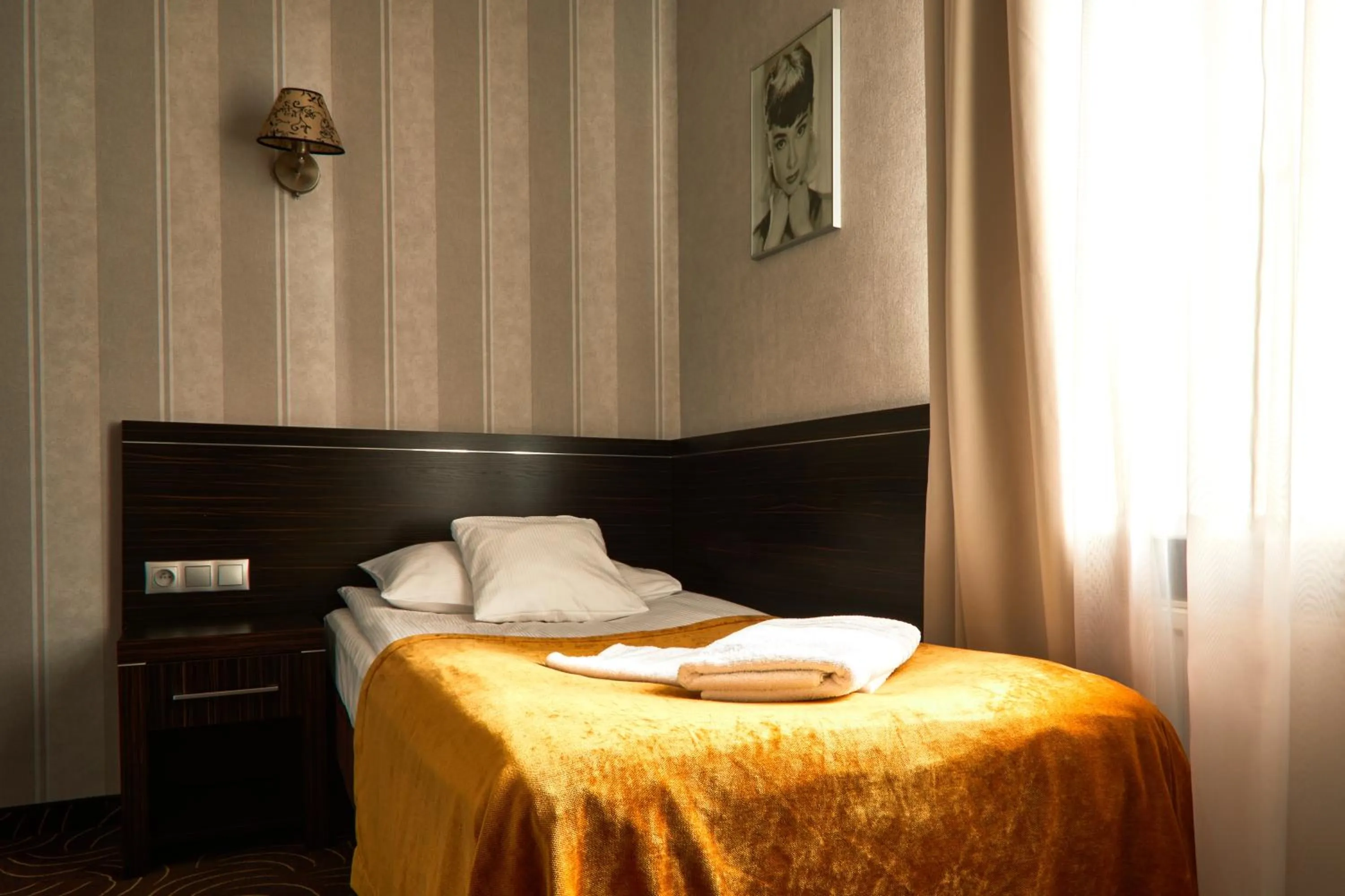 Bed in Hotel Racibor