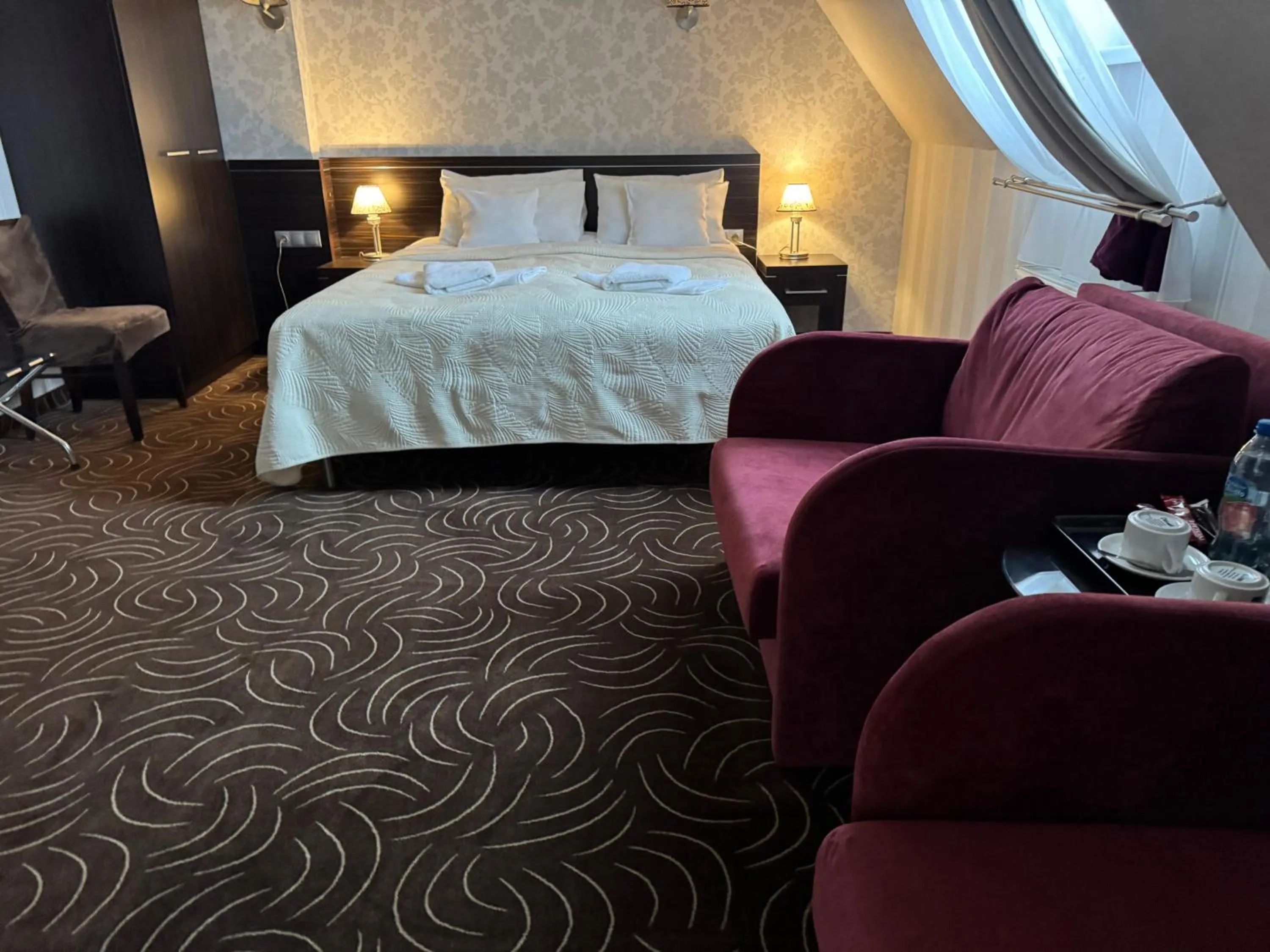 Bed in Hotel Racibor