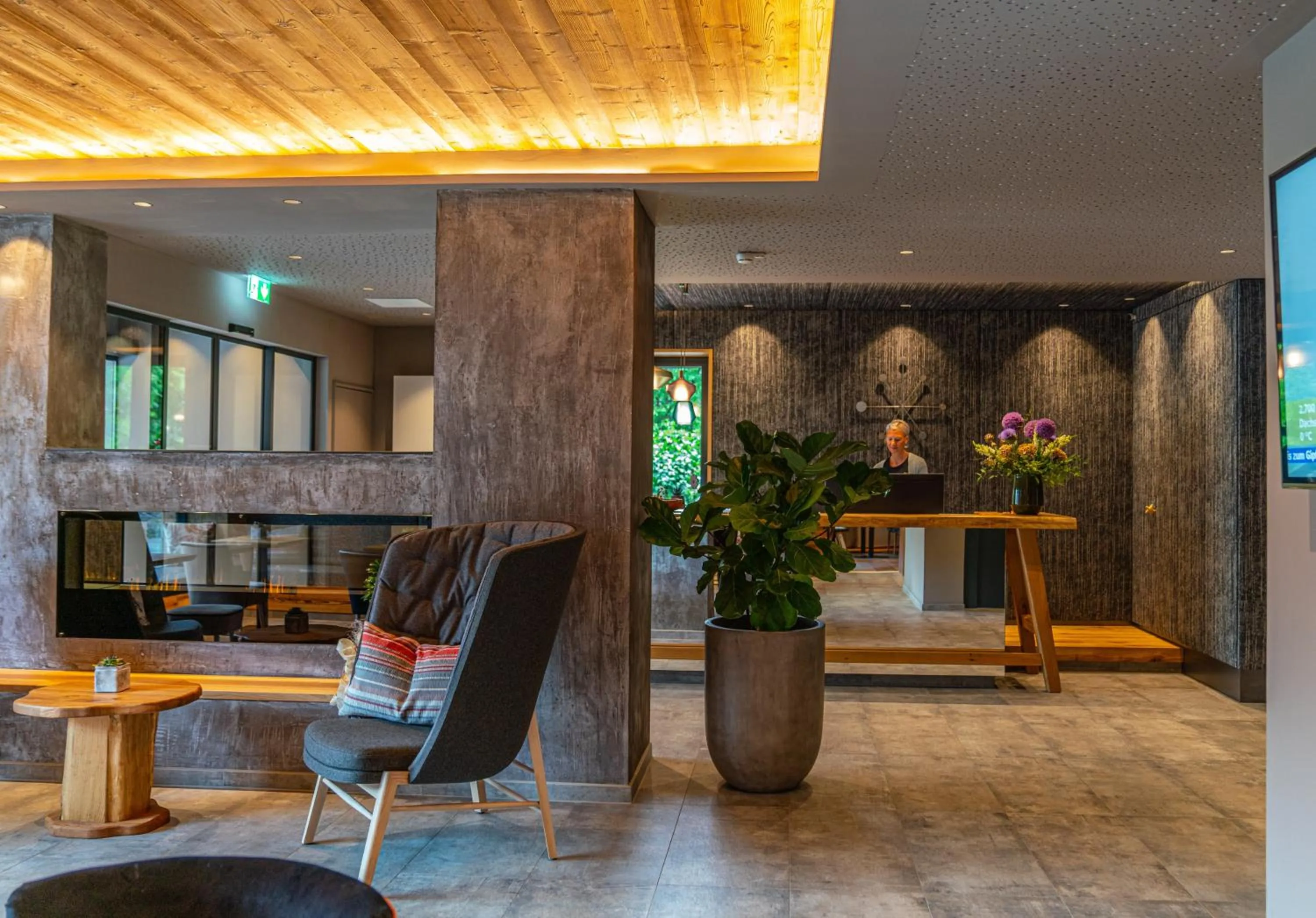 Lobby or reception in Stadtvilla Schladming Boutiquehotel