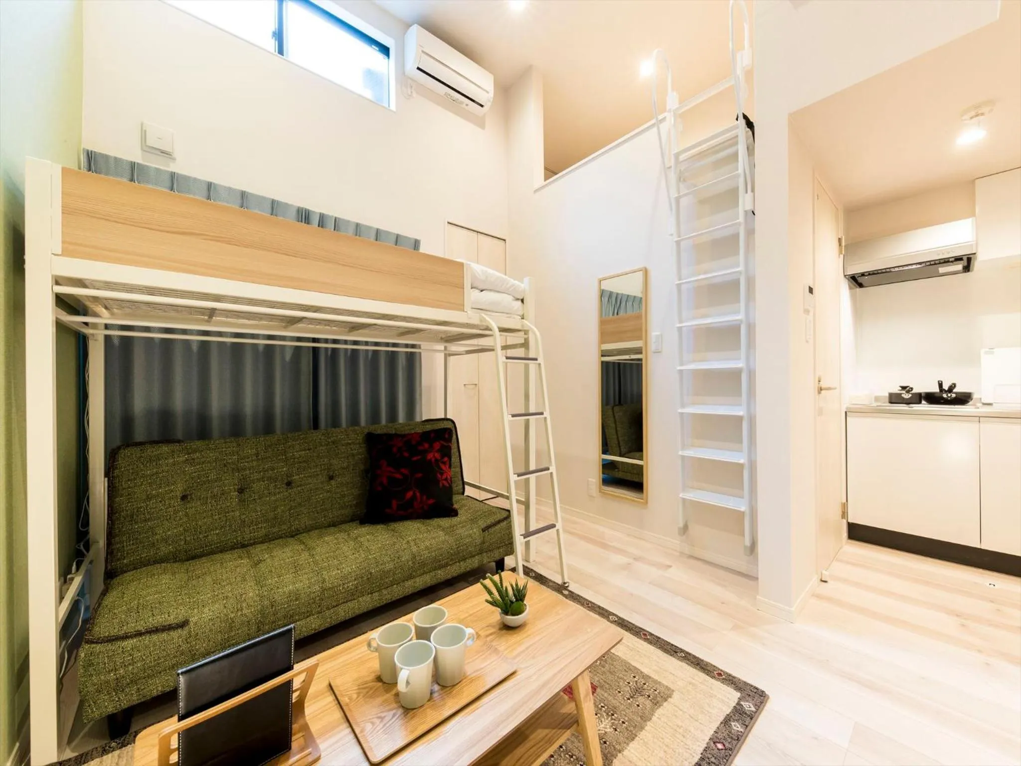 Living room in TRIP POD SUMIYOSHI B