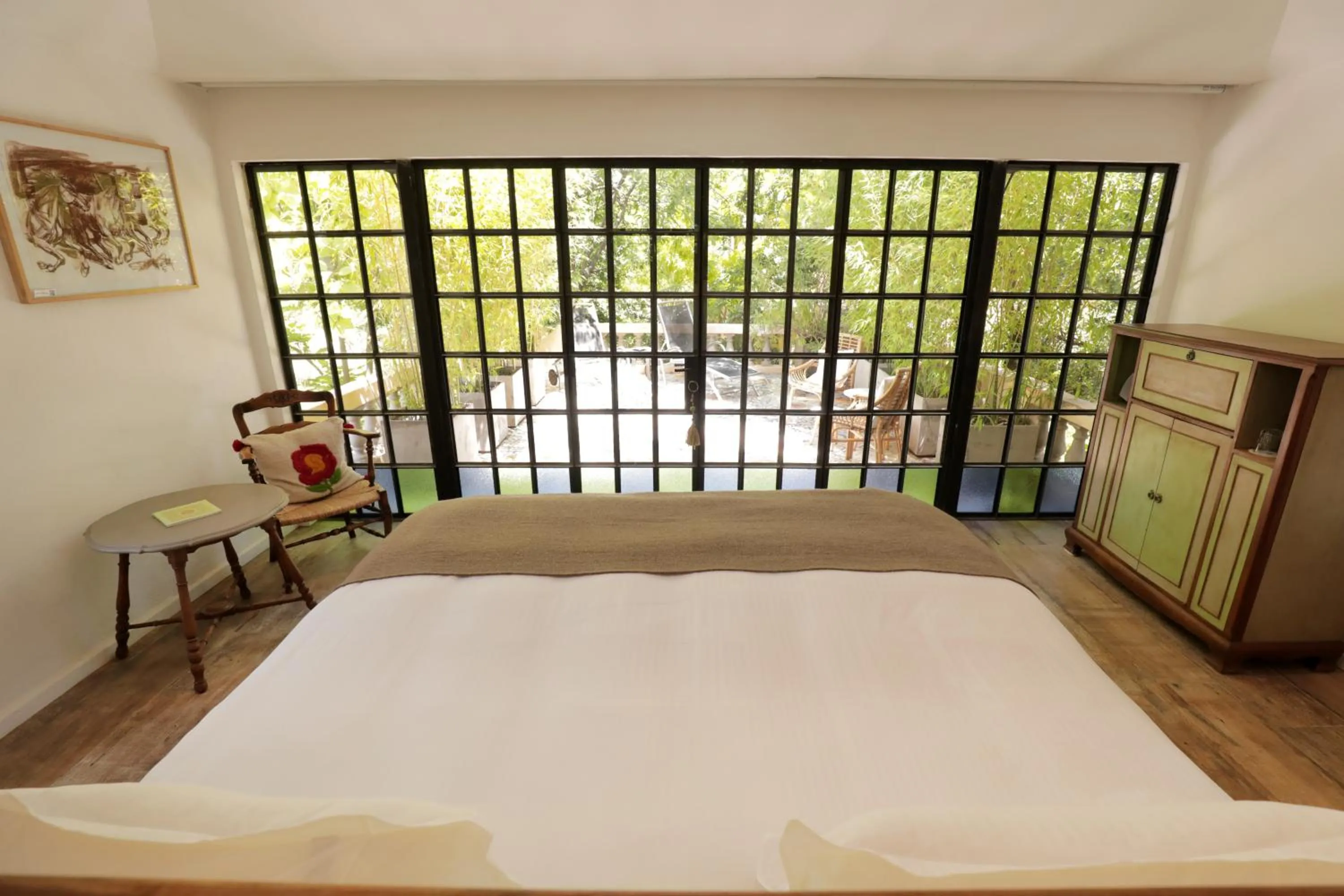 Bed in Finca Adalgisa Wine Hotel Mendoza