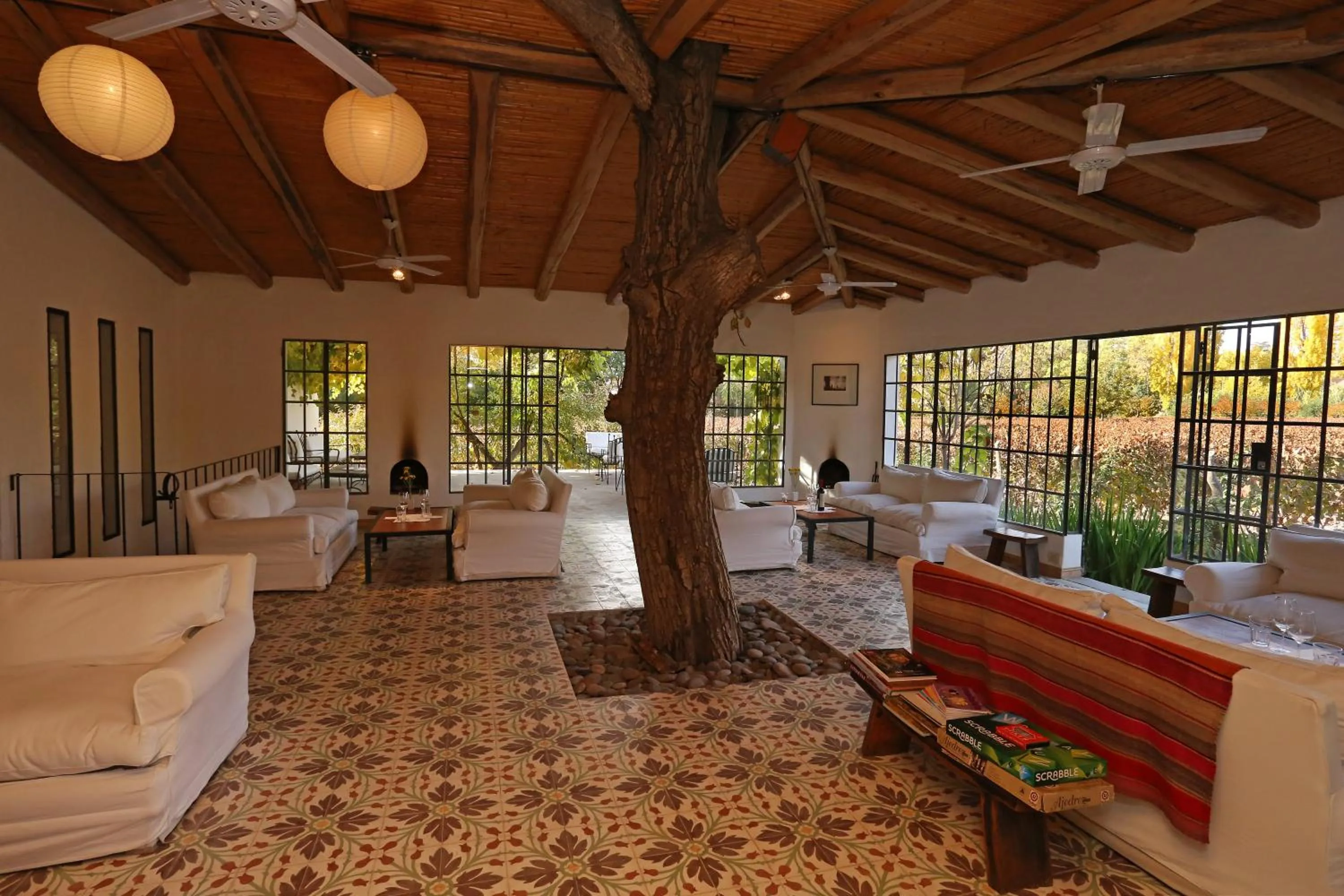 BBQ facilities in Finca Adalgisa Wine Hotel Mendoza