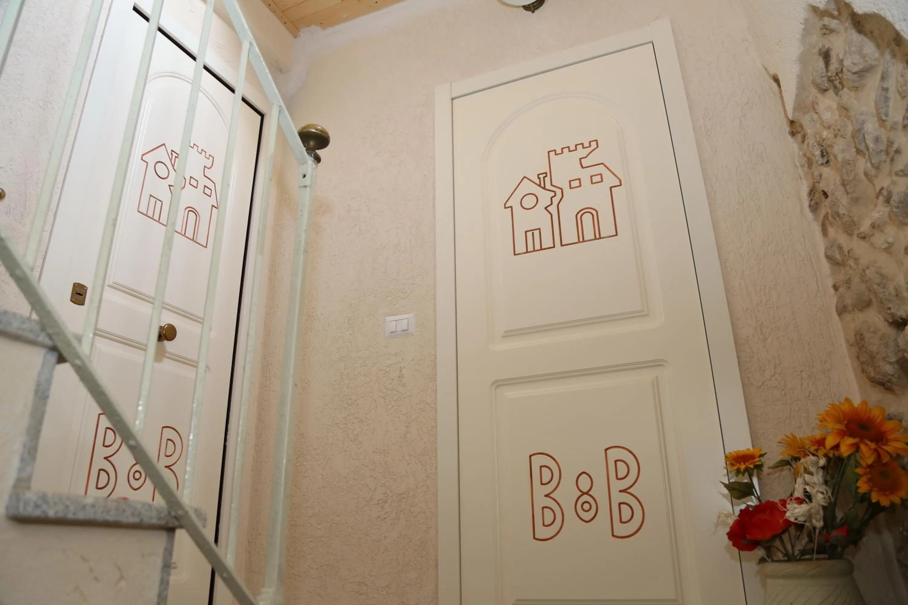 Decorative detail in B&B Residenza Cardinale