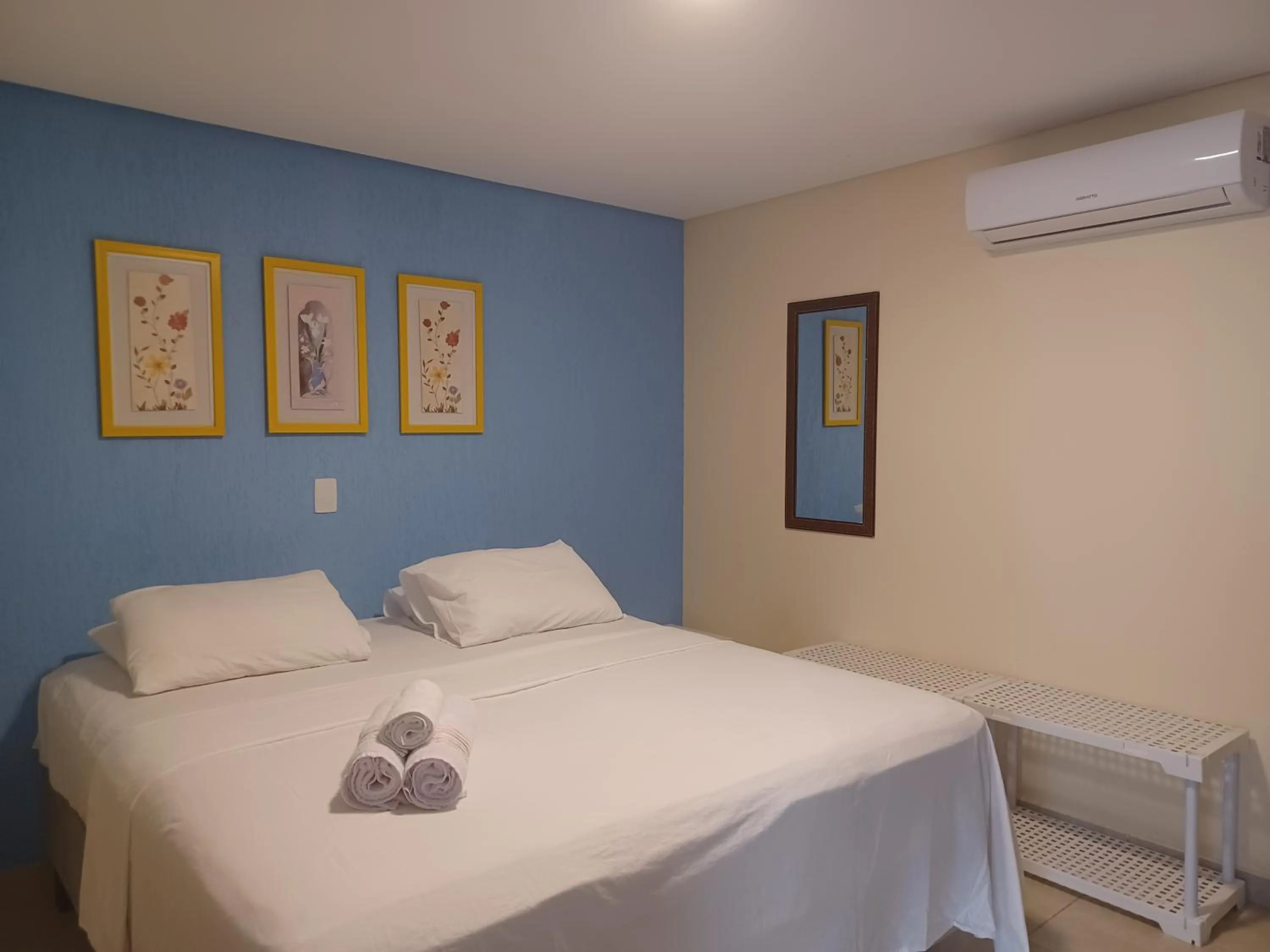 Bed in Pousada Laguna