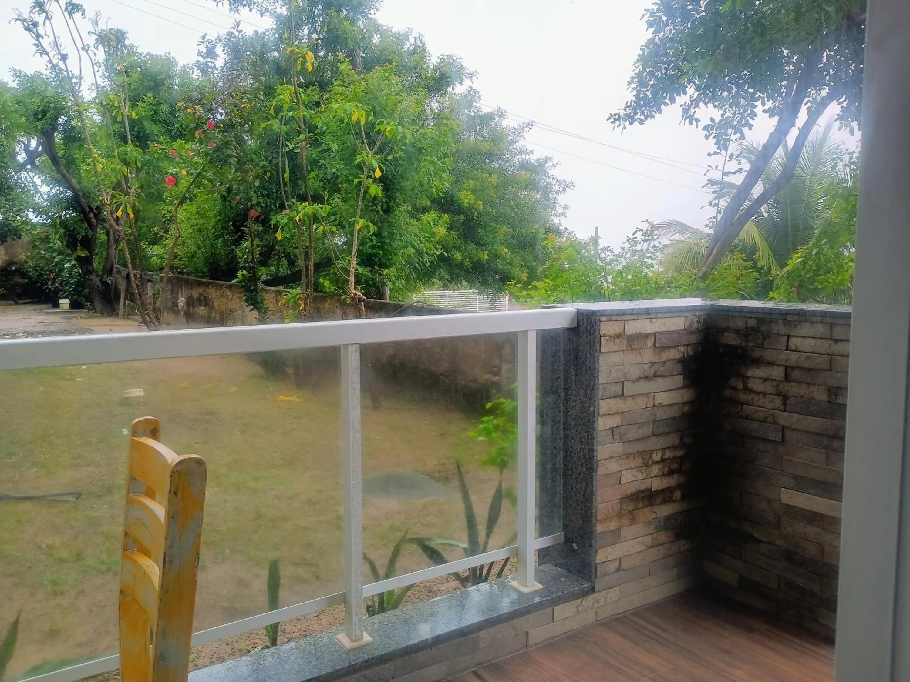 Garden view in Pousada Laguna