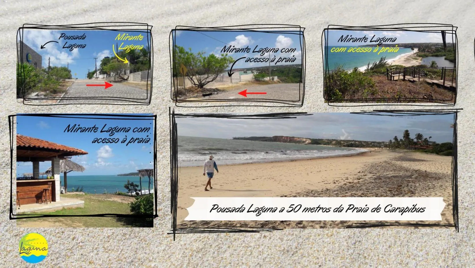 Beach in Pousada Laguna