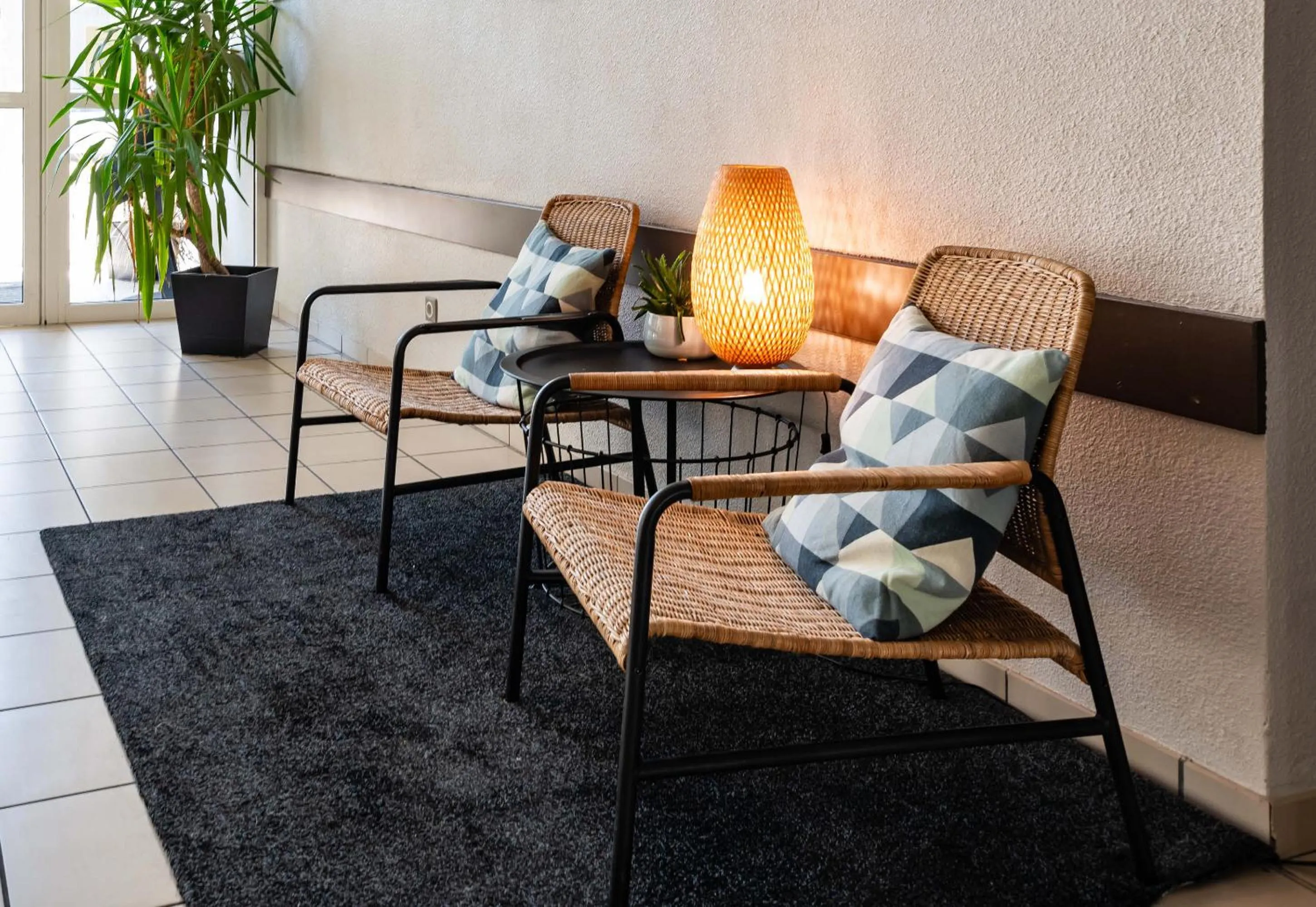 Seating area in B&B HOTEL Grenoble Centre Alpexpo