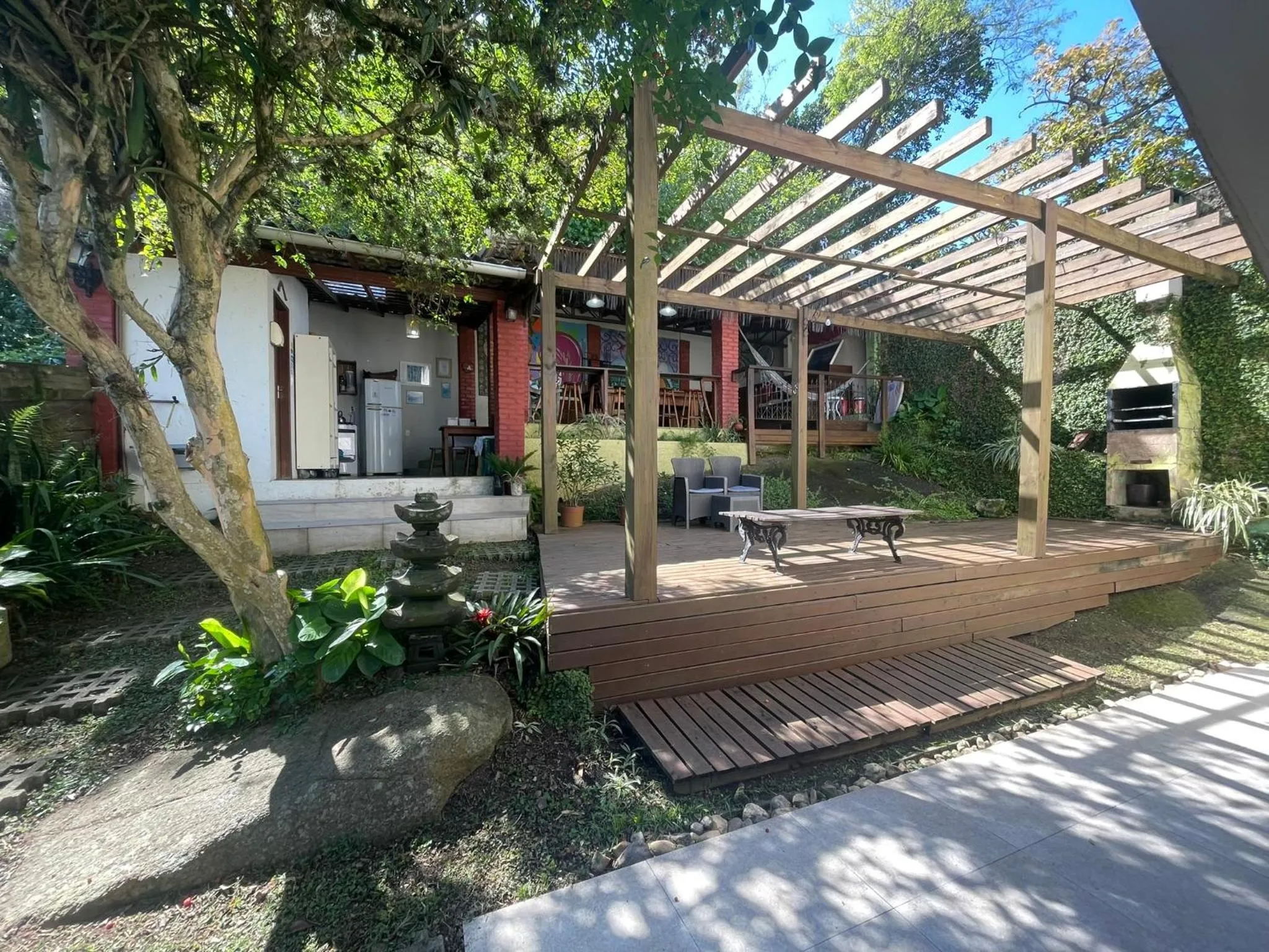 BBQ facilities in Pousada Green