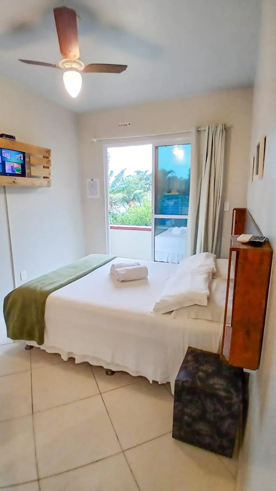 Bedroom, Bed in Pousada Green