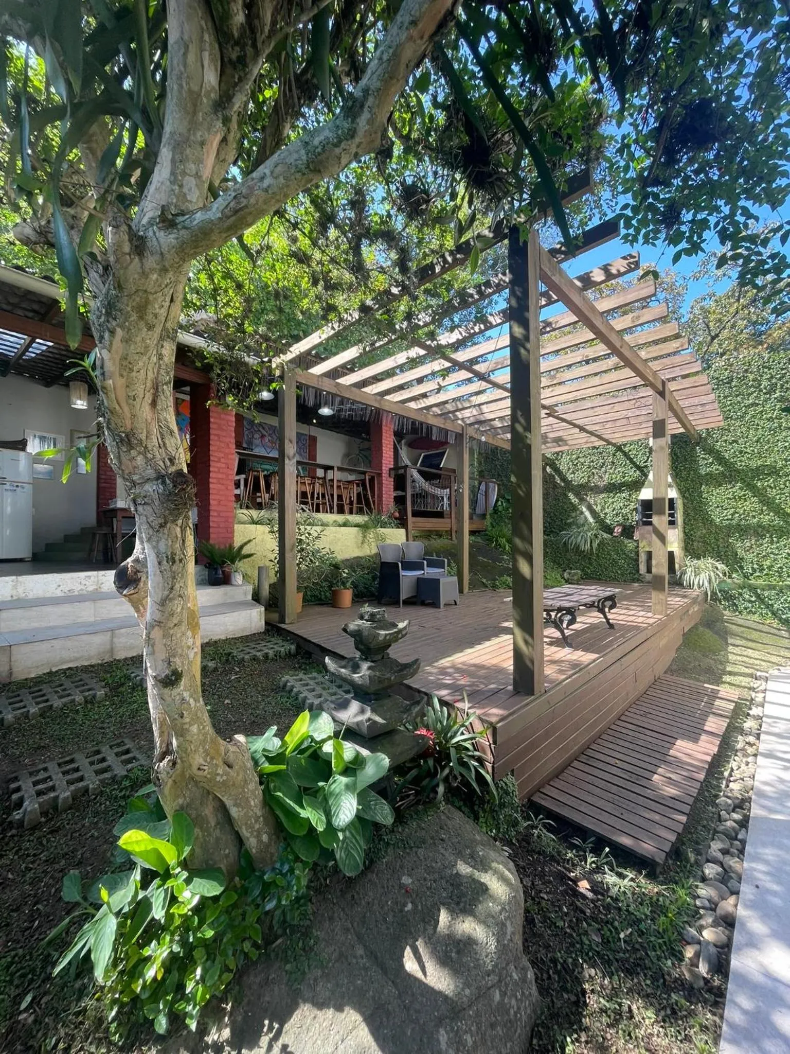 BBQ facilities in Pousada Green