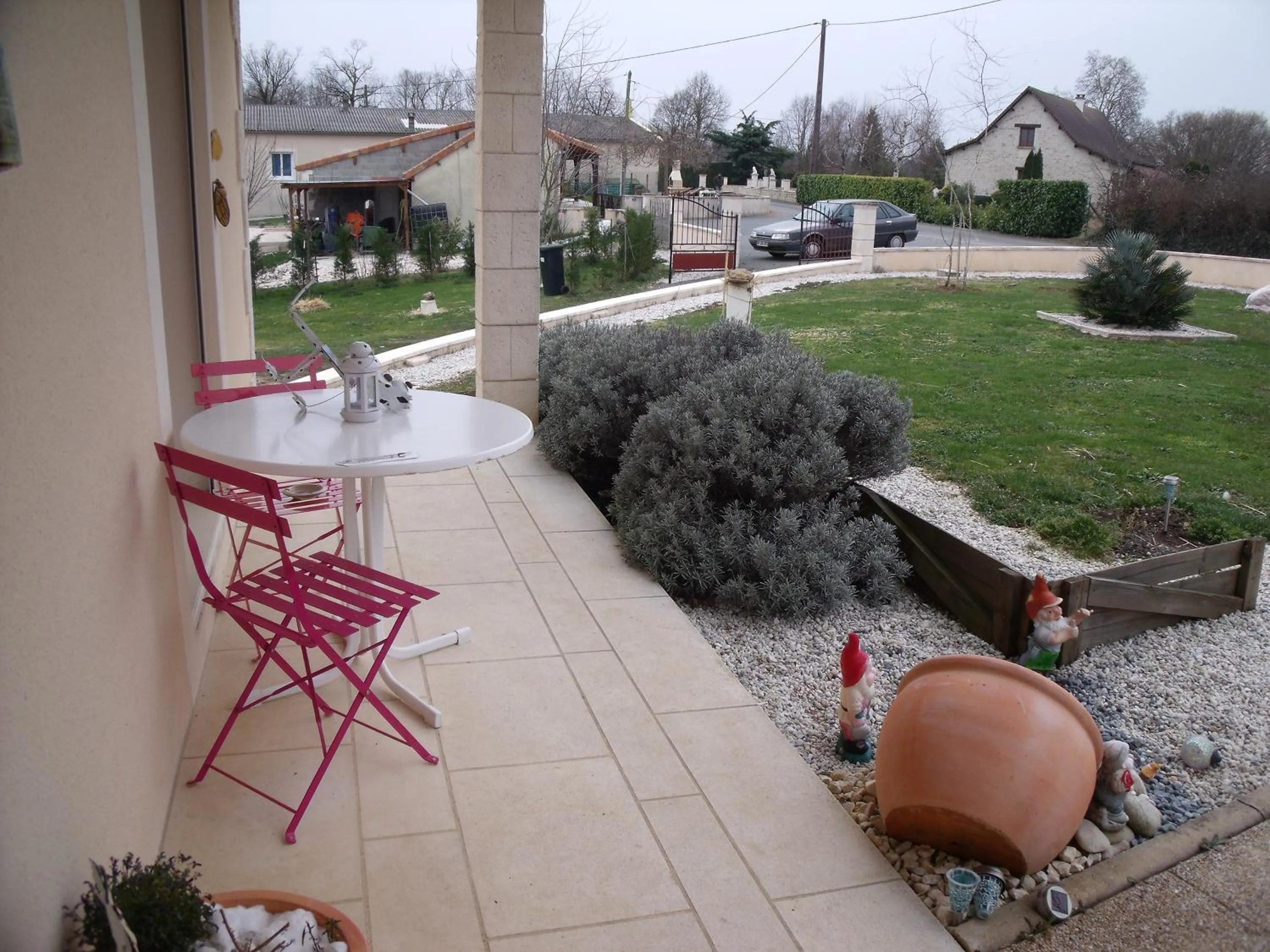 Garden view in Chambre d'hôtes Le clos de Rapevache