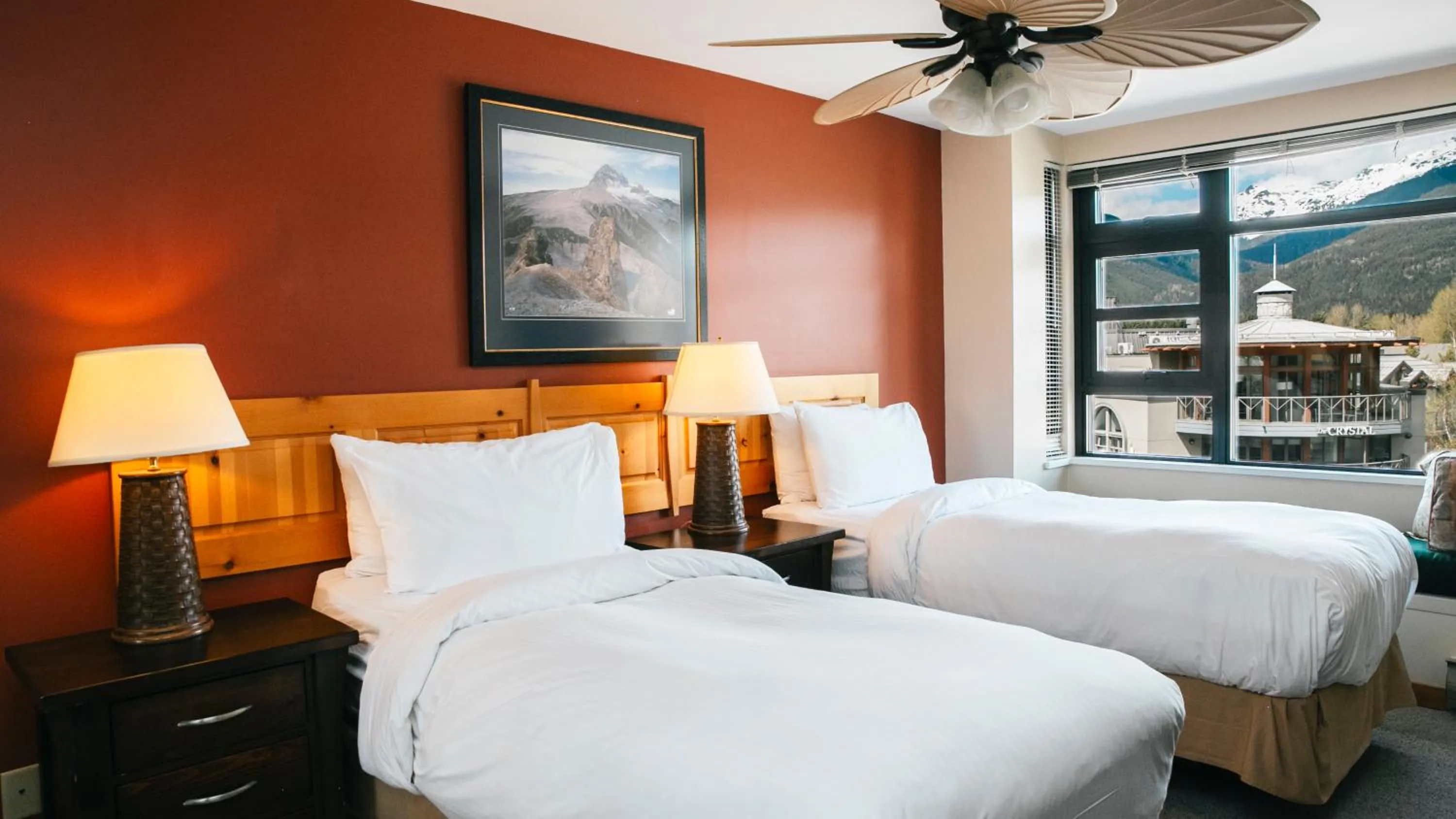 View (from property/room), Bed in Carleton Lodge