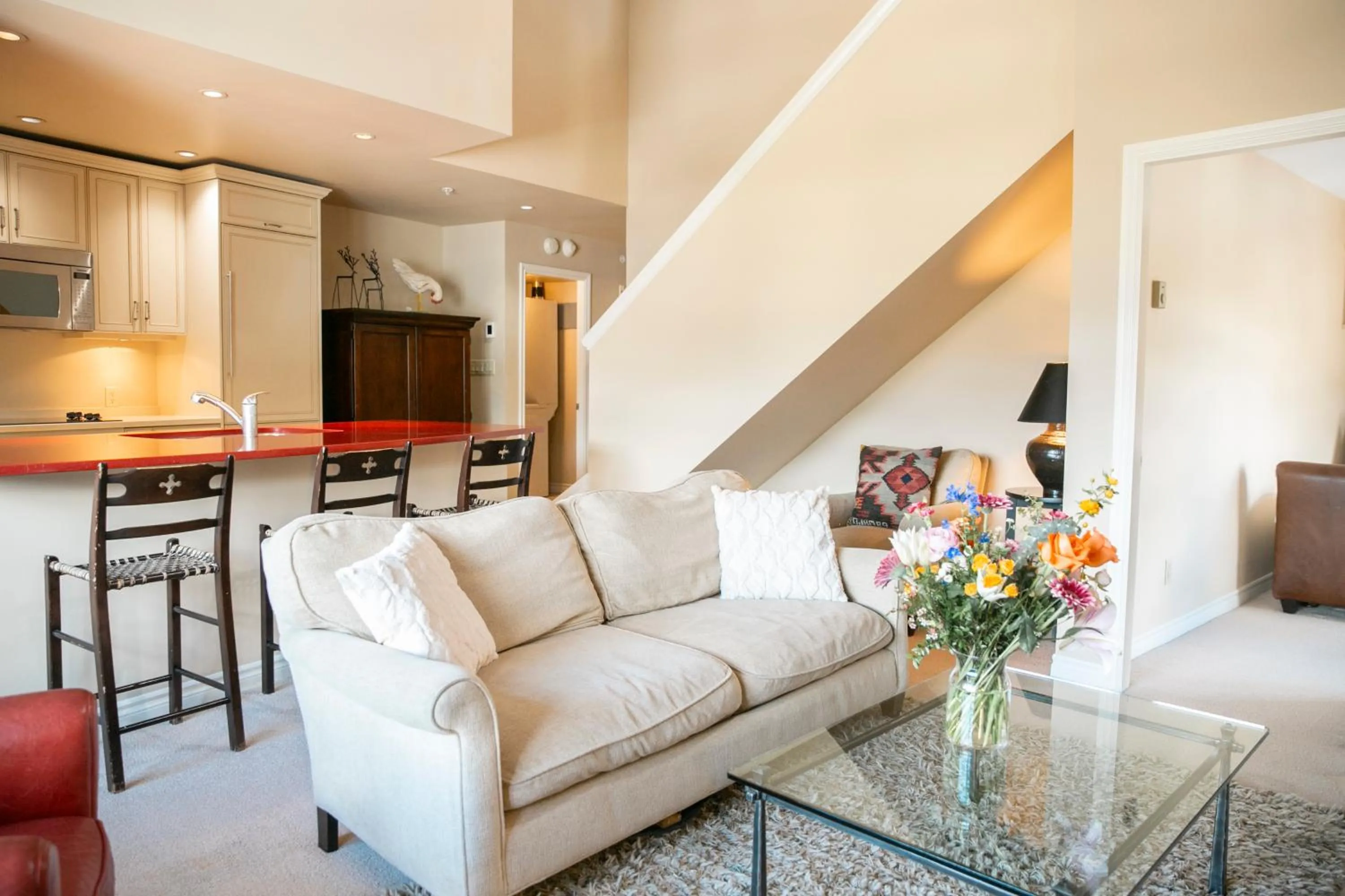 Living room in Carleton Lodge