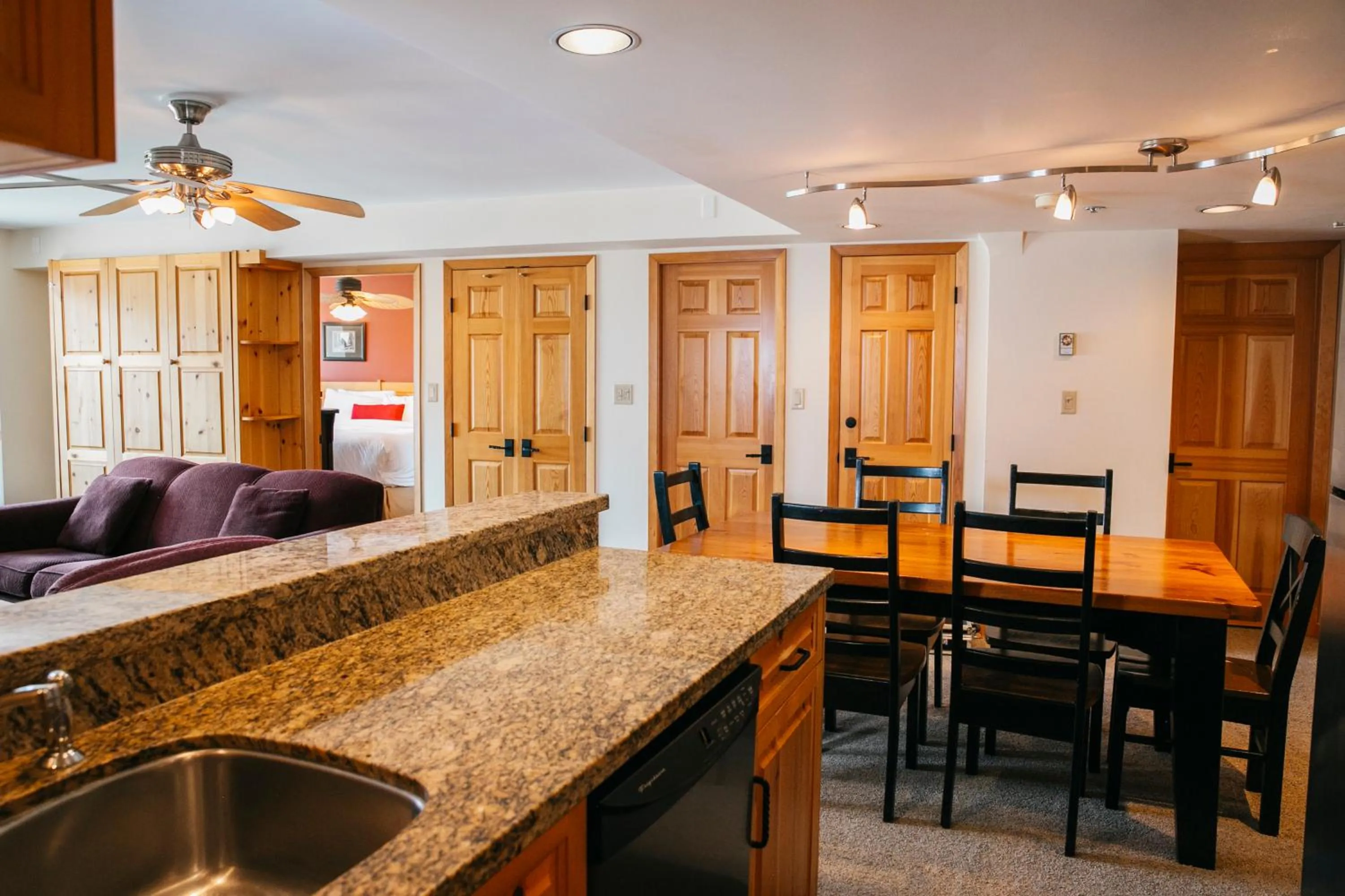 Living room in Carleton Lodge