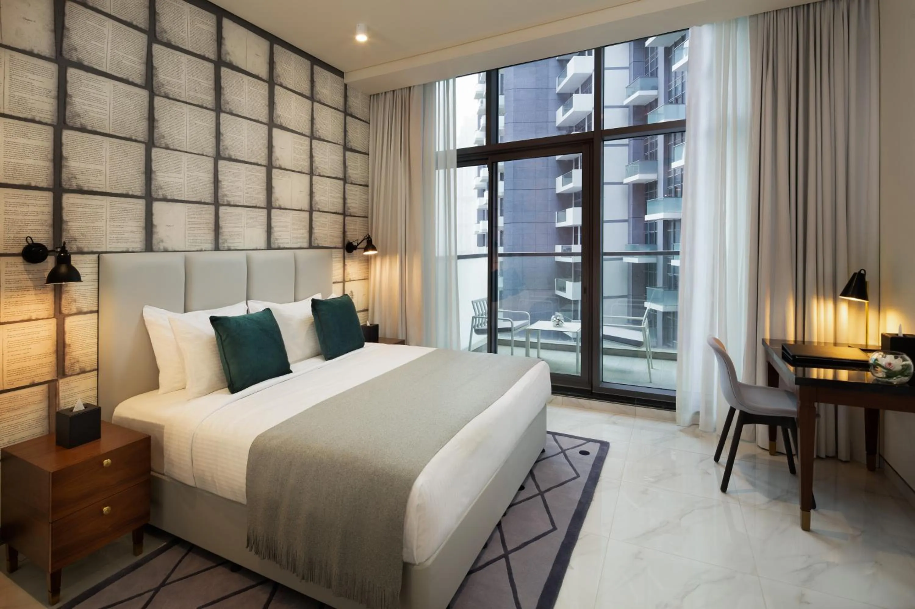 Bedroom, Bed in Millennium Atria Business Bay