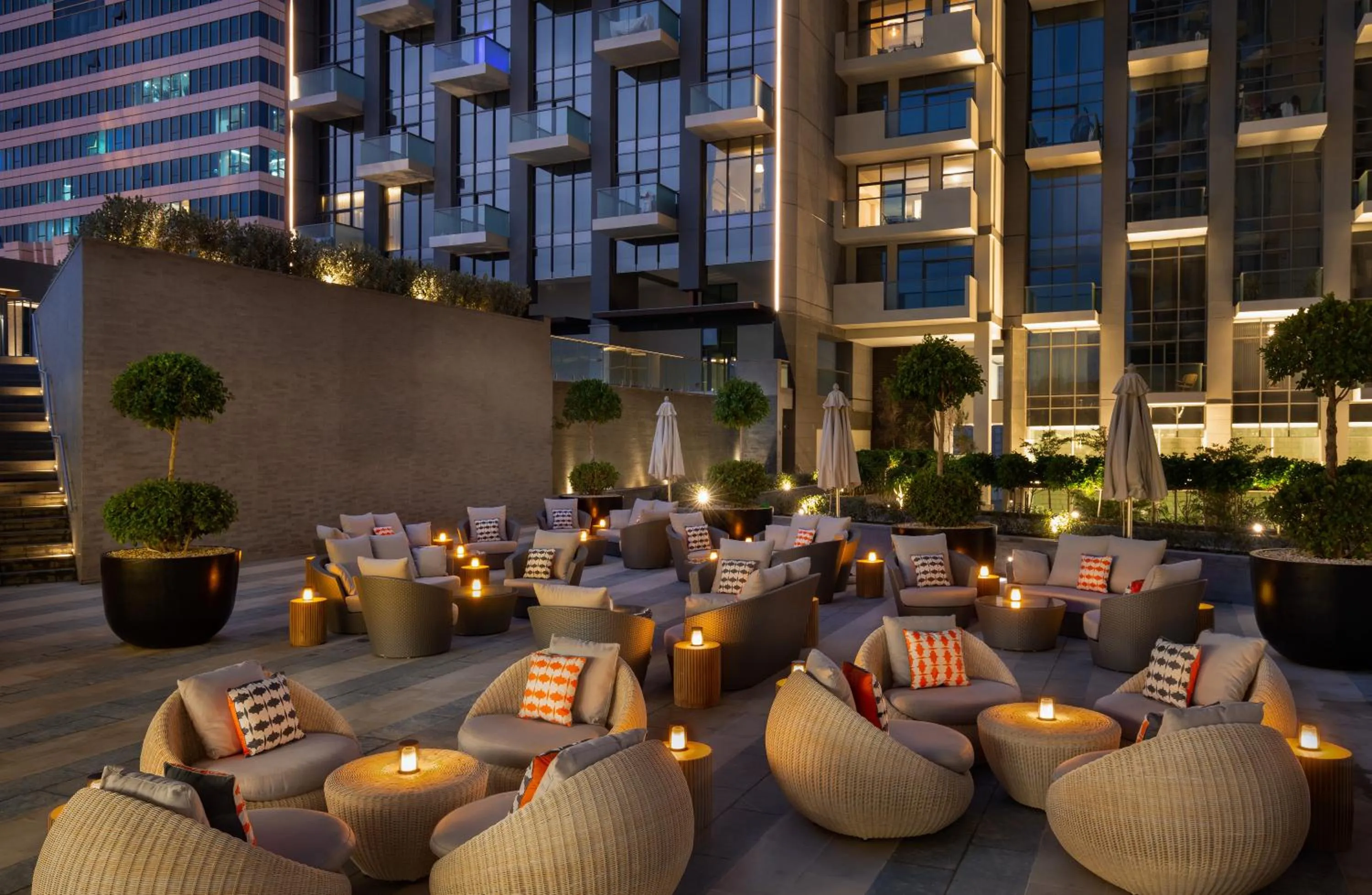 Patio in Millennium Atria Business Bay
