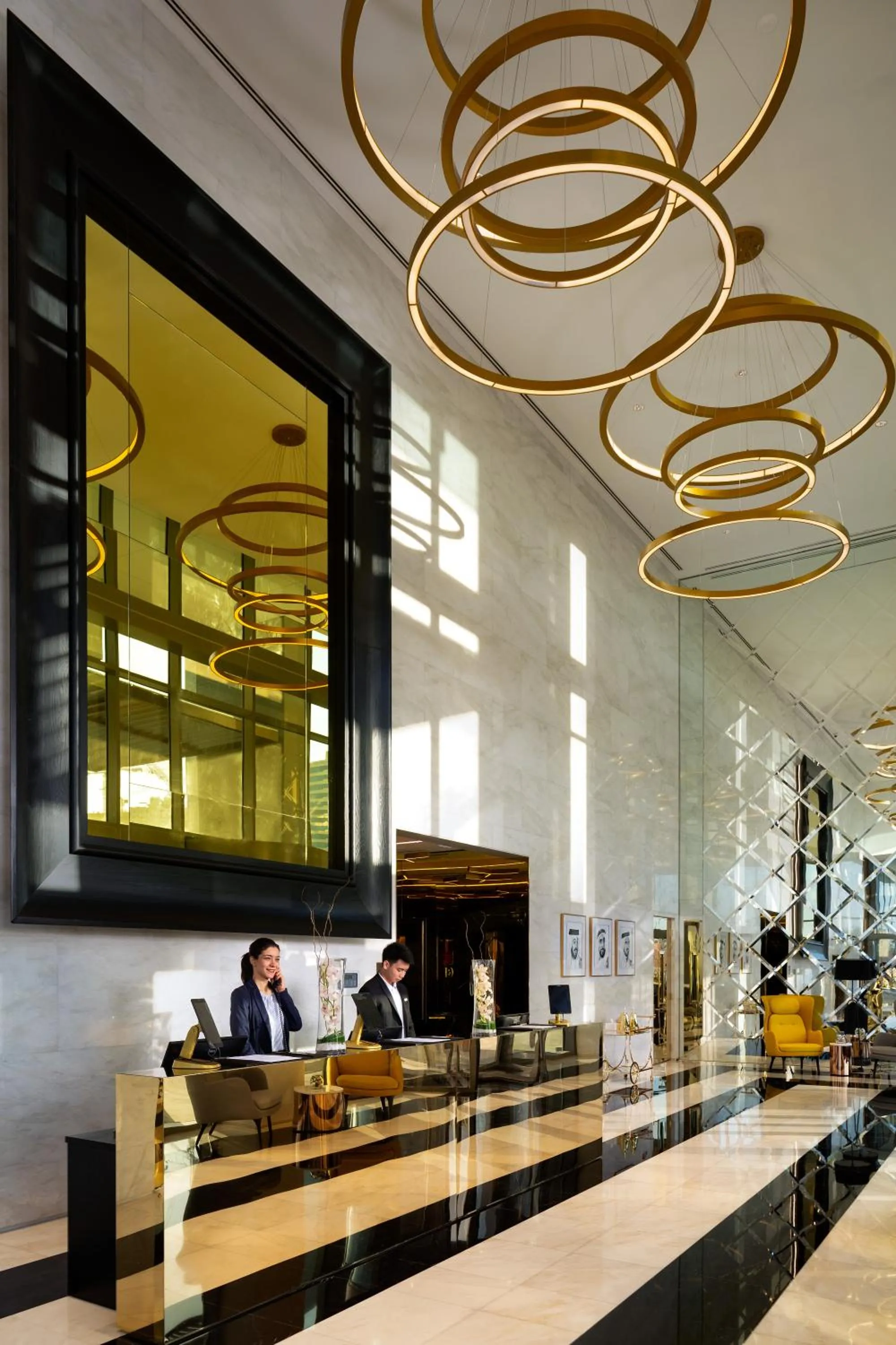 Lobby or reception in Millennium Atria Business Bay
